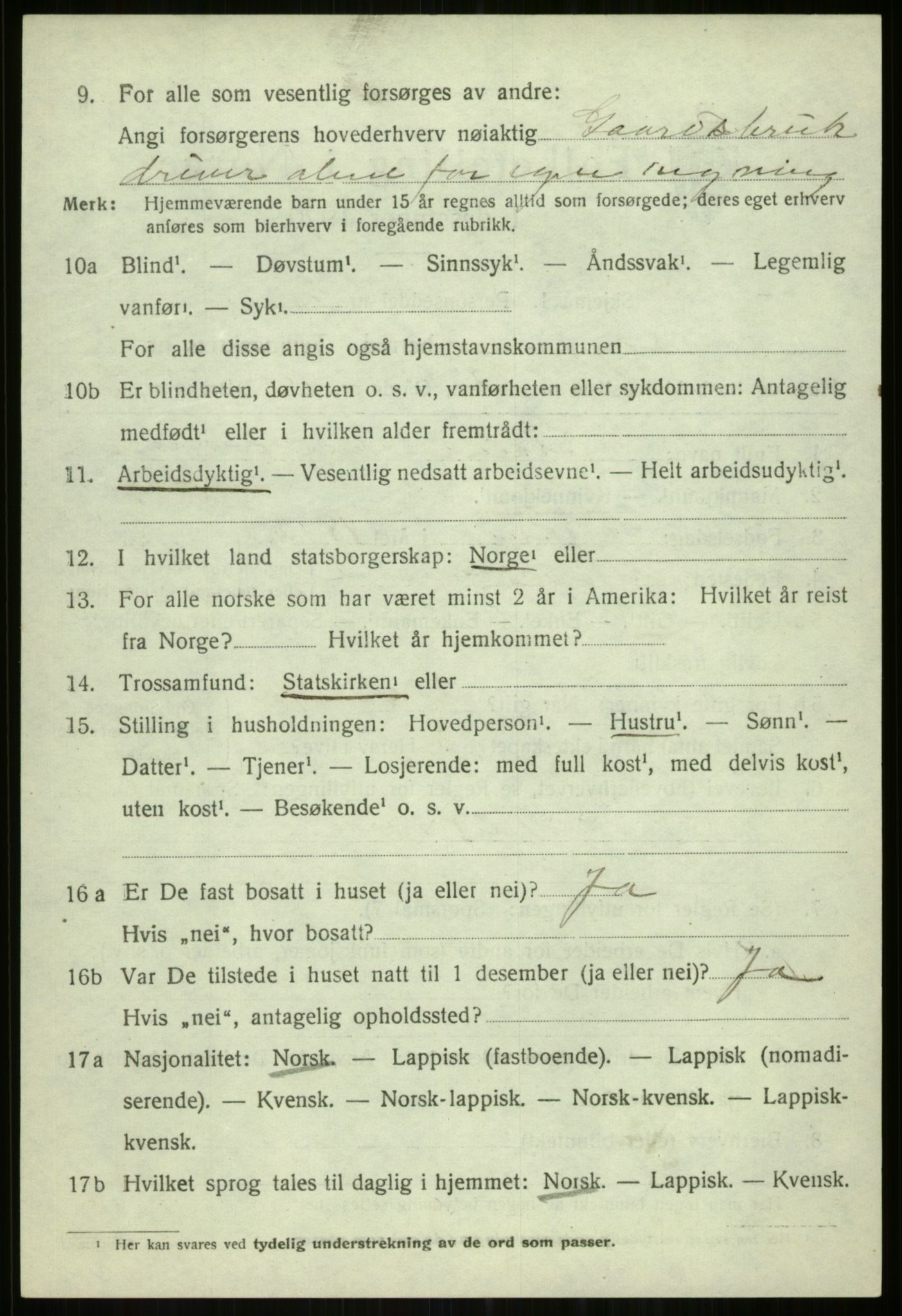 SATØ, 1920 census for Tromsøysund, 1920, p. 7471