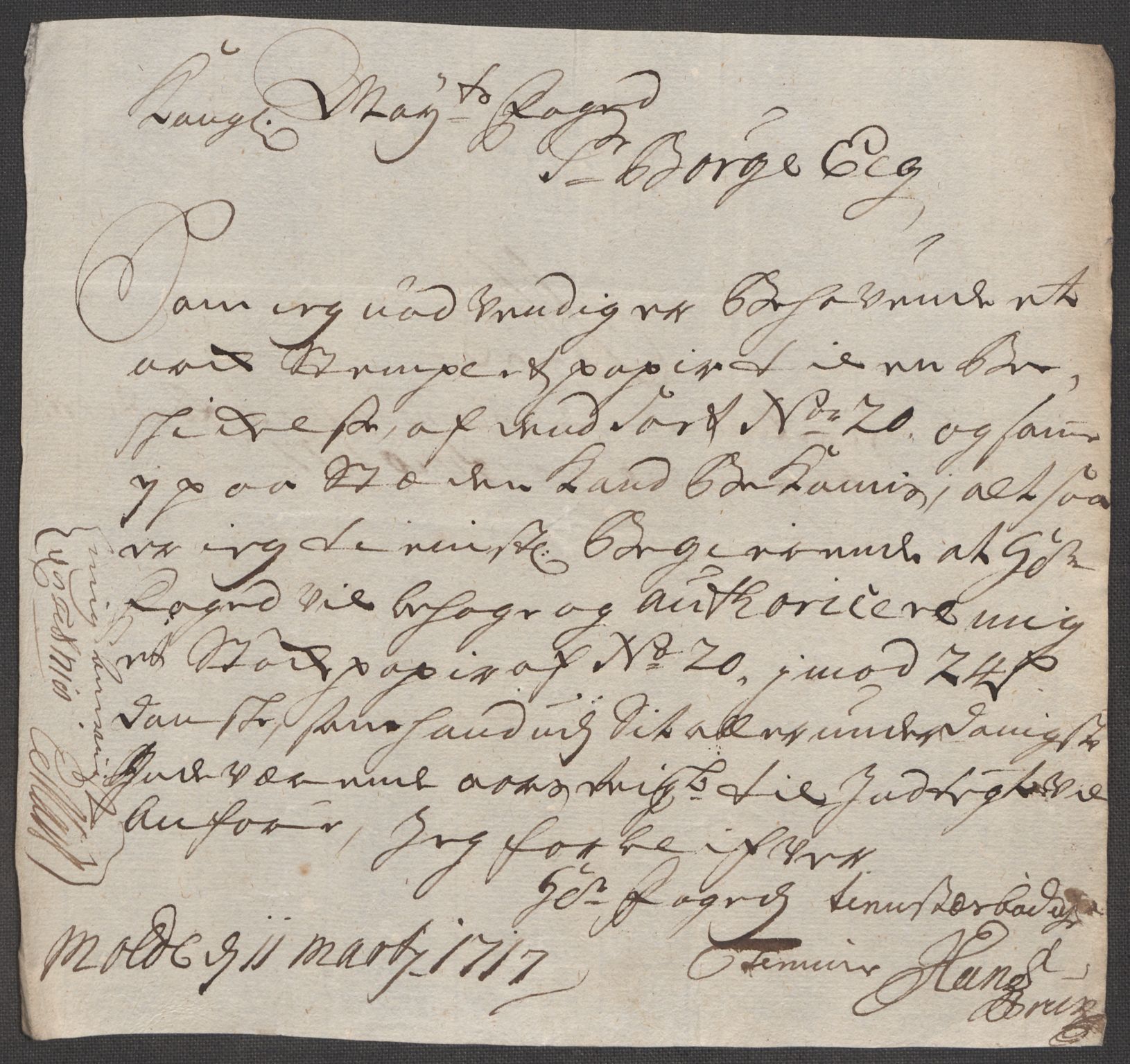 Rentekammeret inntil 1814, Reviderte regnskaper, Fogderegnskap, RA/EA-4092/R55/L3664: Fogderegnskap Romsdal, 1717, p. 175