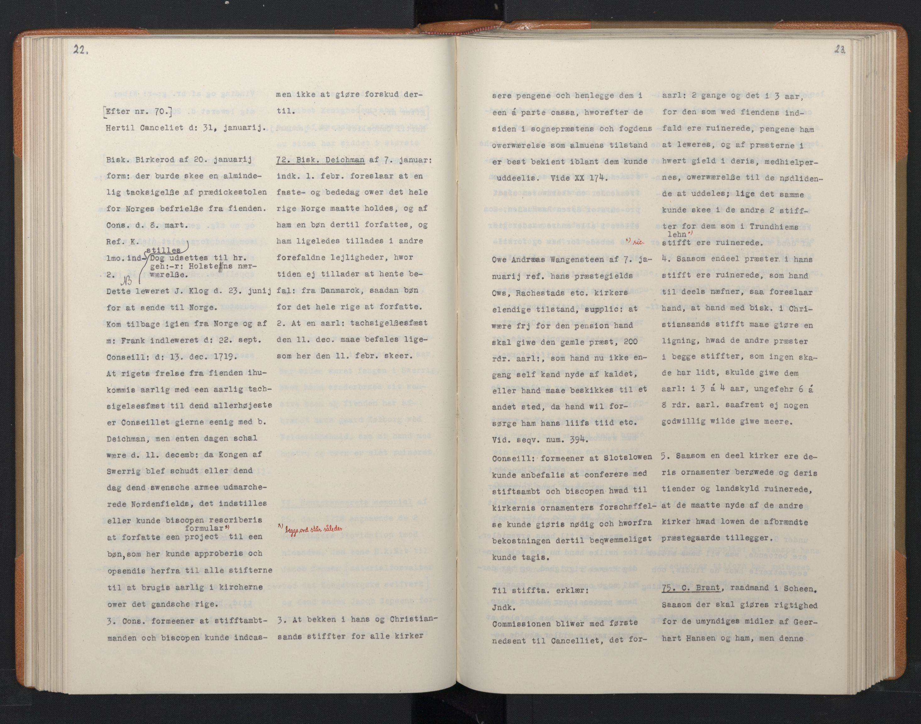 Avskriftsamlingen, RA/EA-4022/F/Fa/L0082: Supplikker, 1718-1719, p. 122