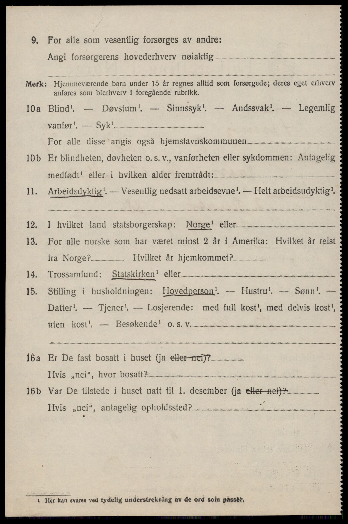 SAST, 1920 census for Finnøy, 1920, p. 2171