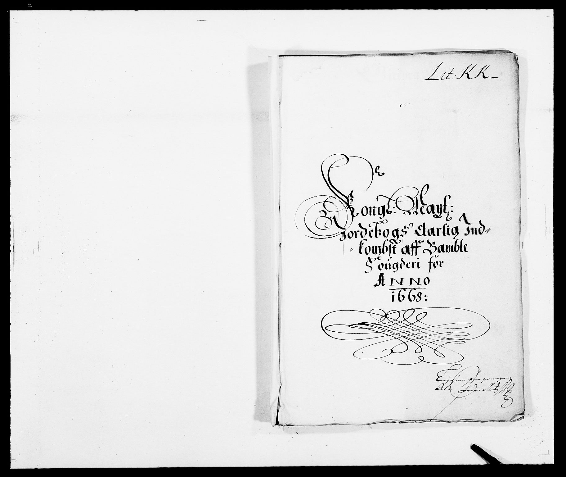 Rentekammeret inntil 1814, Reviderte regnskaper, Fogderegnskap, RA/EA-4092/R34/L2040: Fogderegnskap Bamble, 1662-1669, p. 90