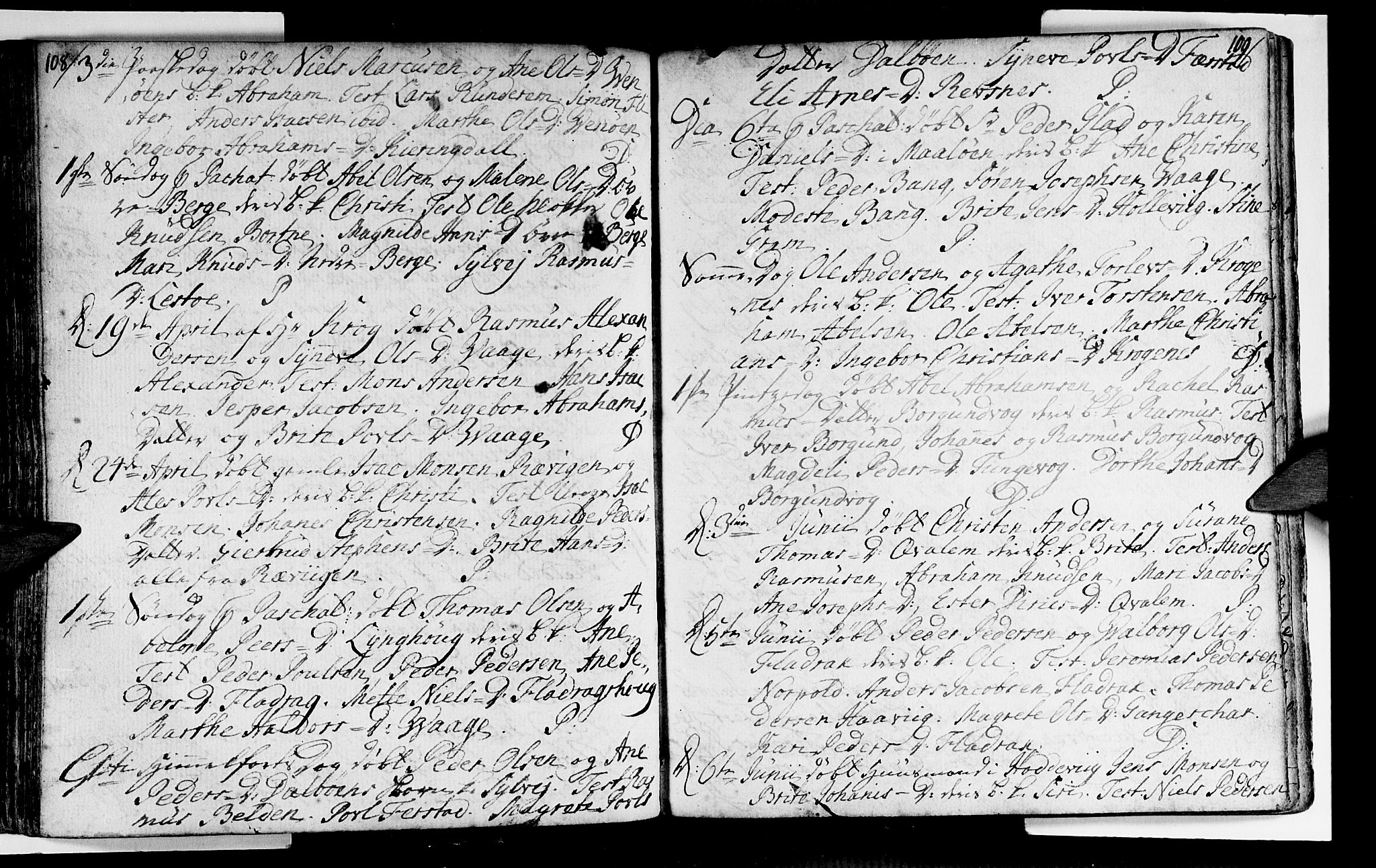 Selje sokneprestembete, AV/SAB-A-99938/H/Ha/Haa/Haaa: Parish register (official) no. A 4, 1743-1759, p. 108-109