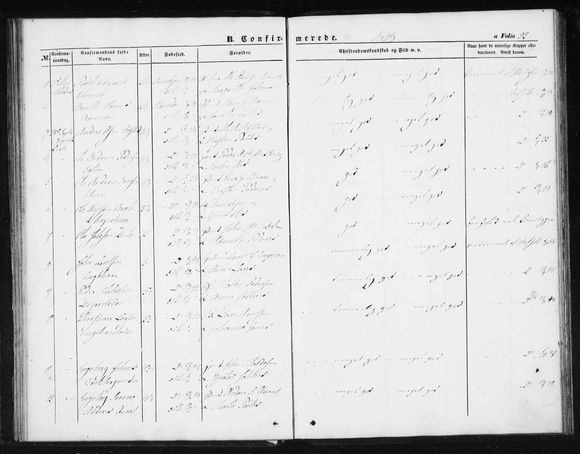 Ministerialprotokoller, klokkerbøker og fødselsregistre - Sør-Trøndelag, AV/SAT-A-1456/608/L0332: Parish register (official) no. 608A01, 1848-1861, p. 32