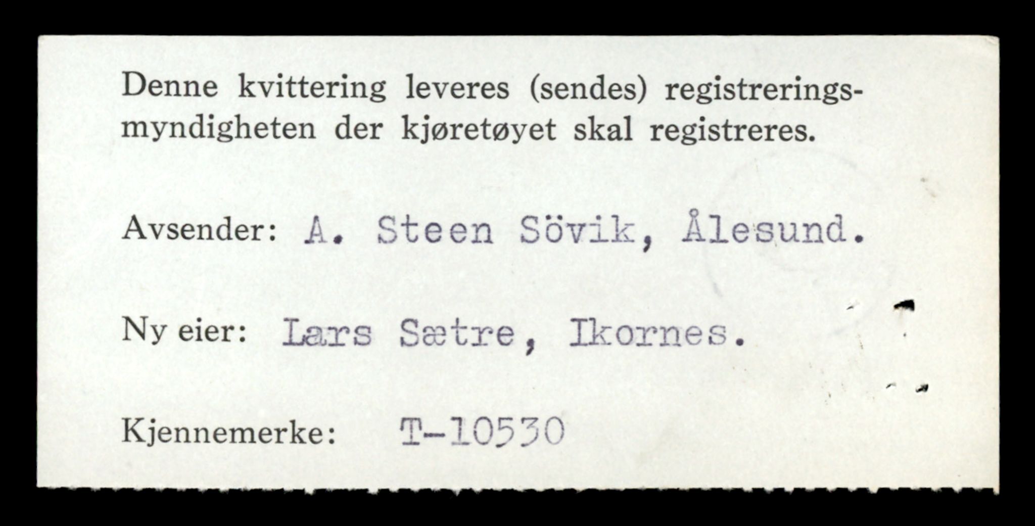 Møre og Romsdal vegkontor - Ålesund trafikkstasjon, SAT/A-4099/F/Fe/L0021: Registreringskort for kjøretøy T 10471 - T 10583, 1927-1998, p. 1674