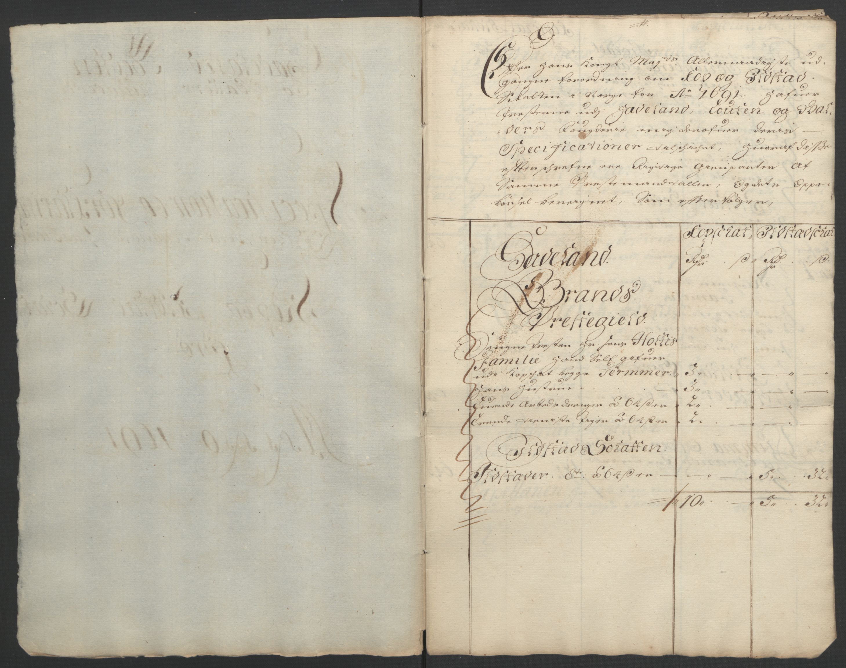 Rentekammeret inntil 1814, Reviderte regnskaper, Fogderegnskap, RA/EA-4092/R18/L1290: Fogderegnskap Hadeland, Toten og Valdres, 1691, p. 198