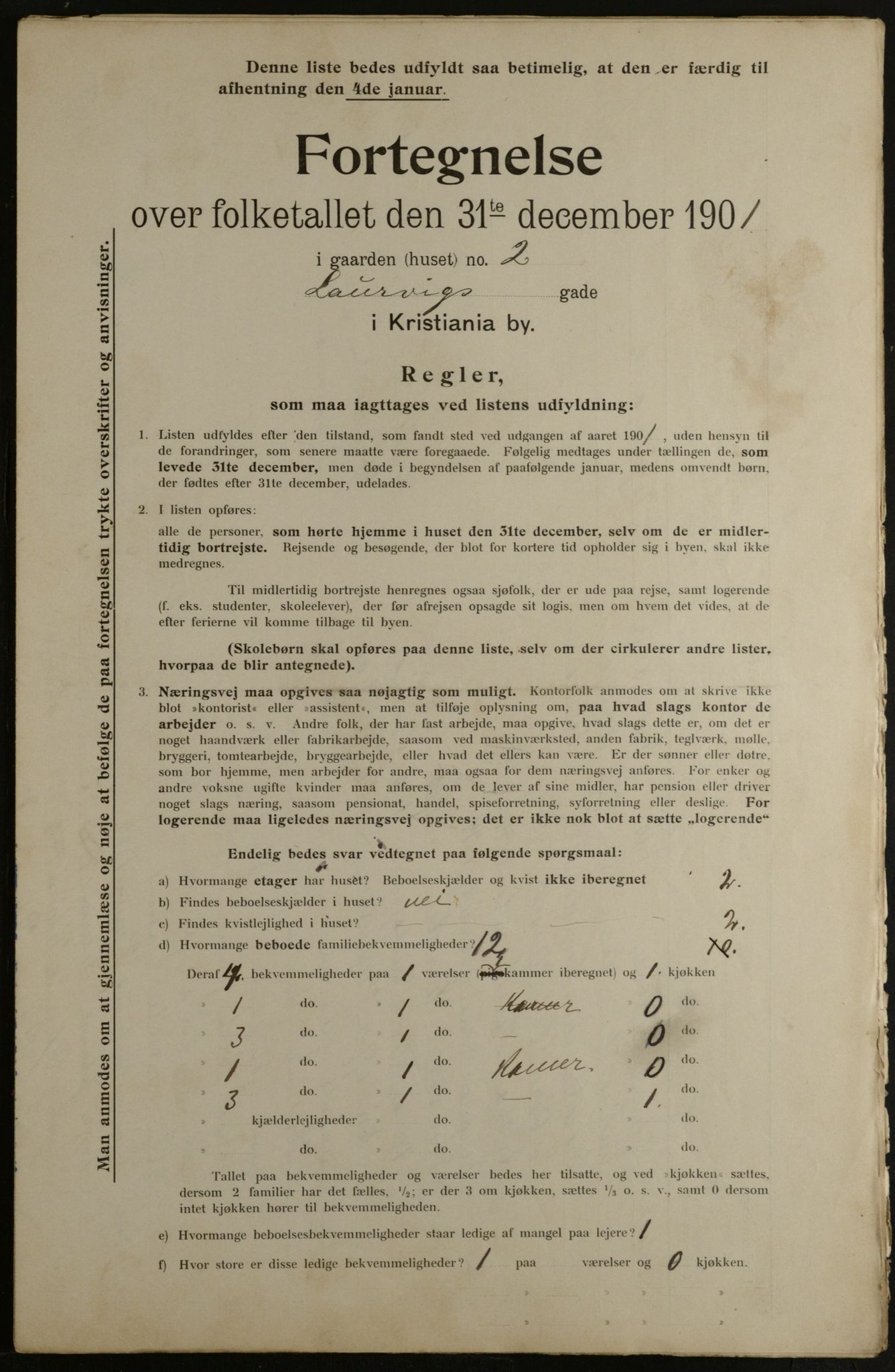 OBA, Municipal Census 1901 for Kristiania, 1901, p. 8827