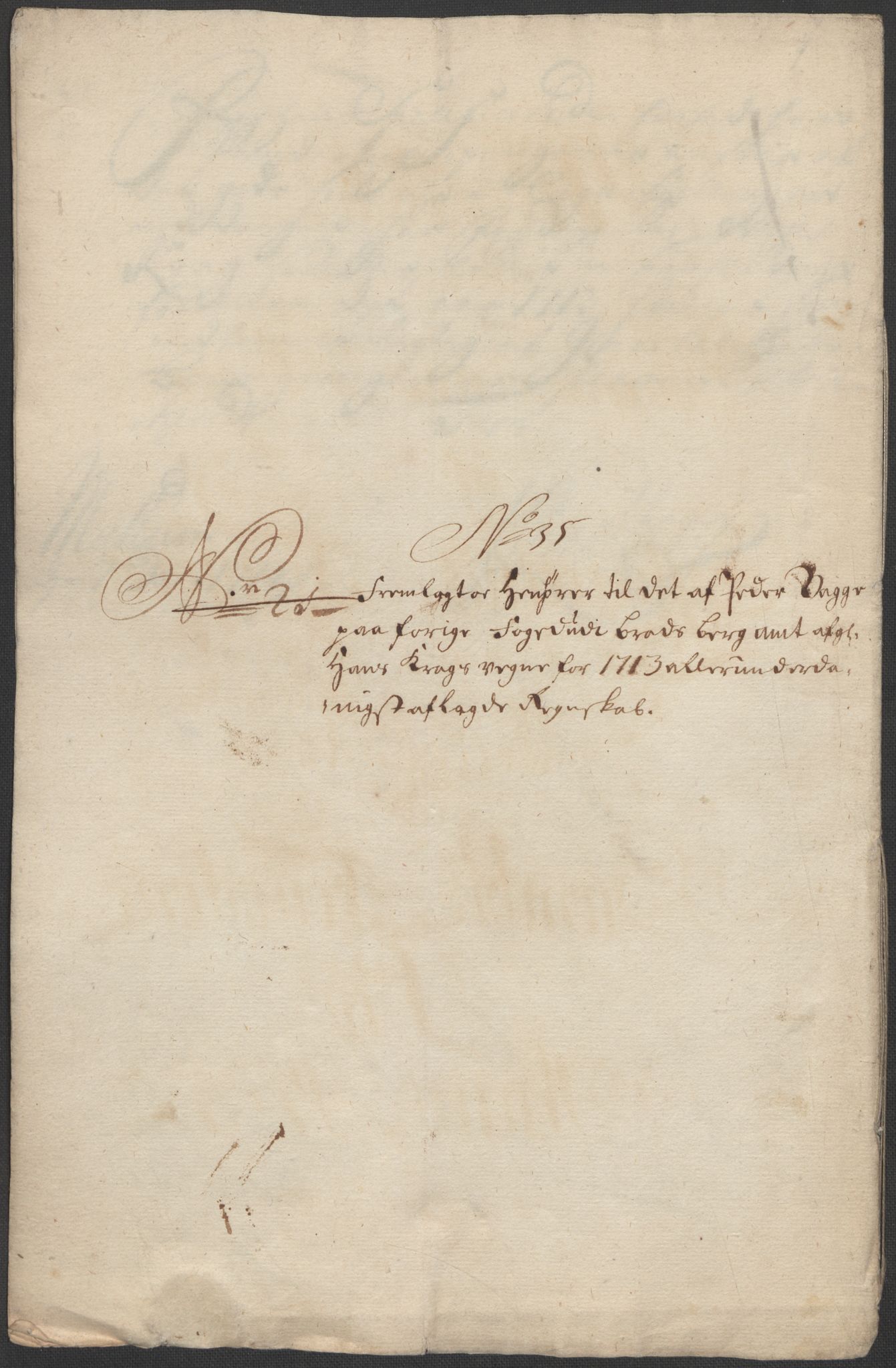 Rentekammeret inntil 1814, Reviderte regnskaper, Fogderegnskap, RA/EA-4092/R36/L2125: Fogderegnskap Øvre og Nedre Telemark og Bamble, 1713, p. 246