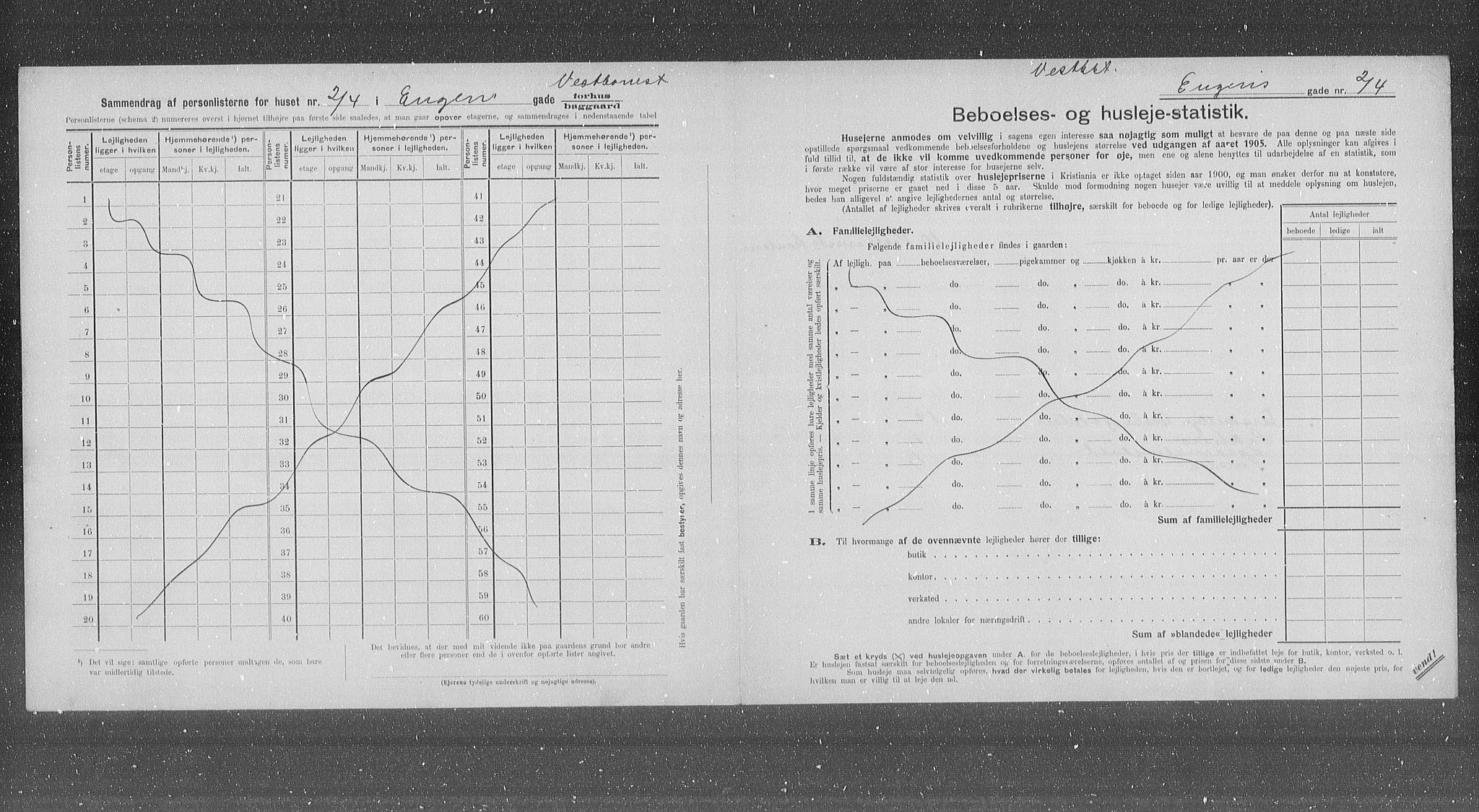 OBA, Municipal Census 1905 for Kristiania, 1905, p. 10978