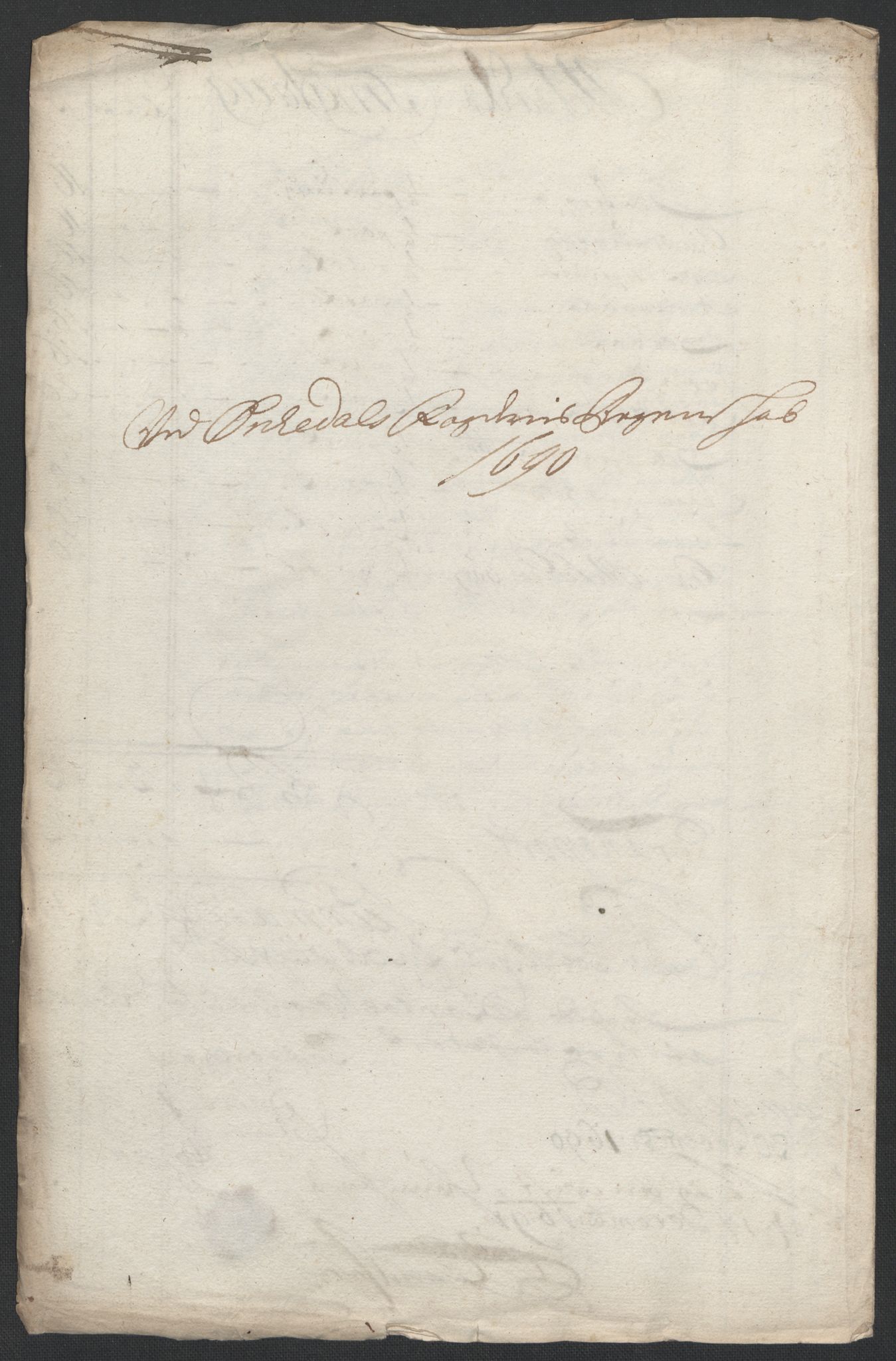 Rentekammeret inntil 1814, Reviderte regnskaper, Fogderegnskap, AV/RA-EA-4092/R58/L3936: Fogderegnskap Orkdal, 1689-1690, p. 328