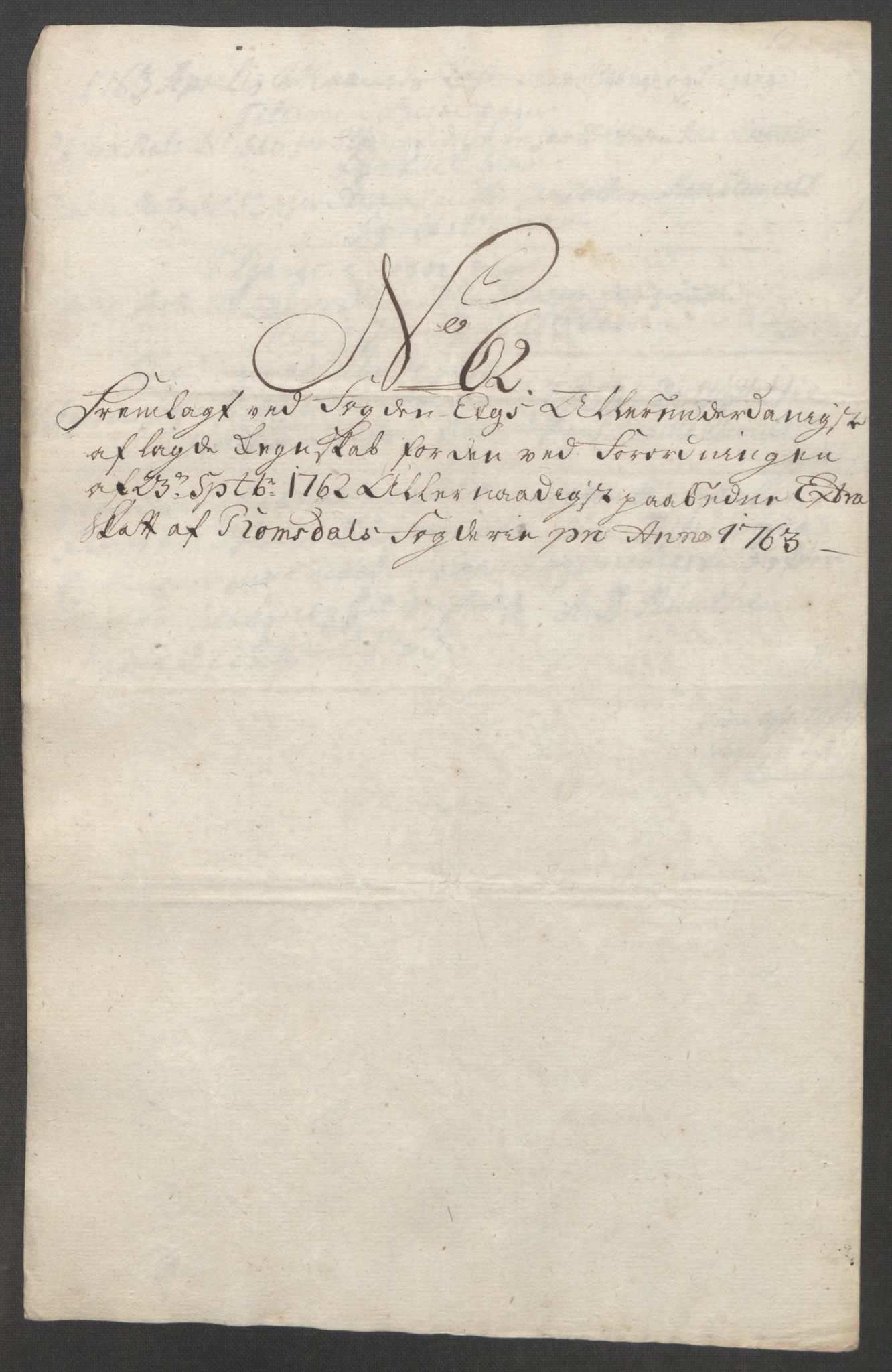 Rentekammeret inntil 1814, Reviderte regnskaper, Fogderegnskap, AV/RA-EA-4092/R55/L3730: Ekstraskatten Romsdal, 1762-1763, p. 499