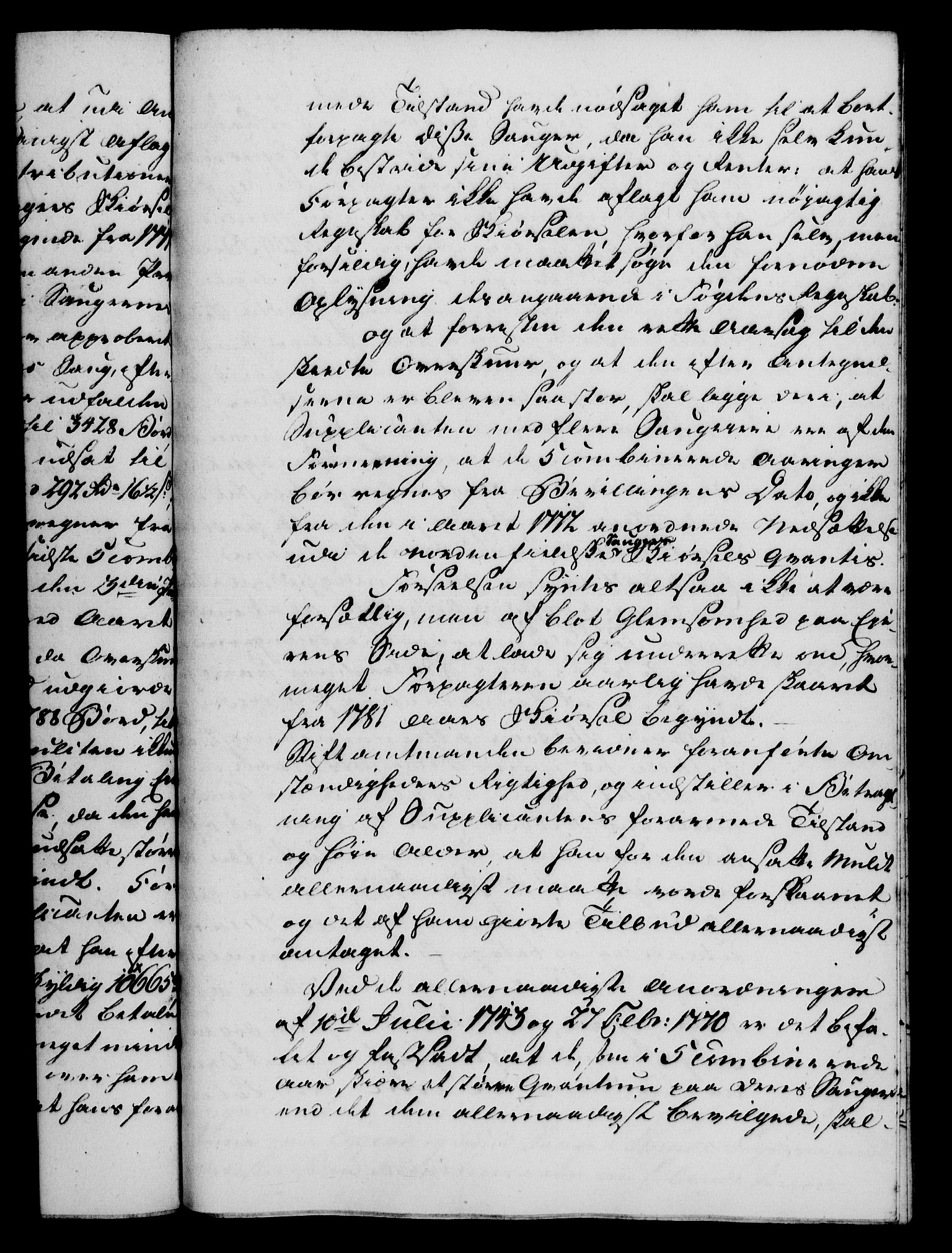 Rentekammeret, Kammerkanselliet, RA/EA-3111/G/Gf/Gfa/L0065: Norsk relasjons- og resolusjonsprotokoll (merket RK 52.65), 1783, p. 85