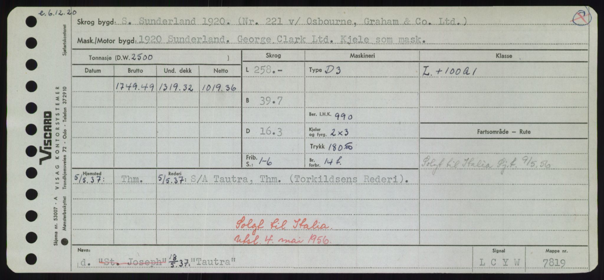 Sjøfartsdirektoratet med forløpere, Skipsmålingen, RA/S-1627/H/Hd/L0038: Fartøy, T-Th, p. 283