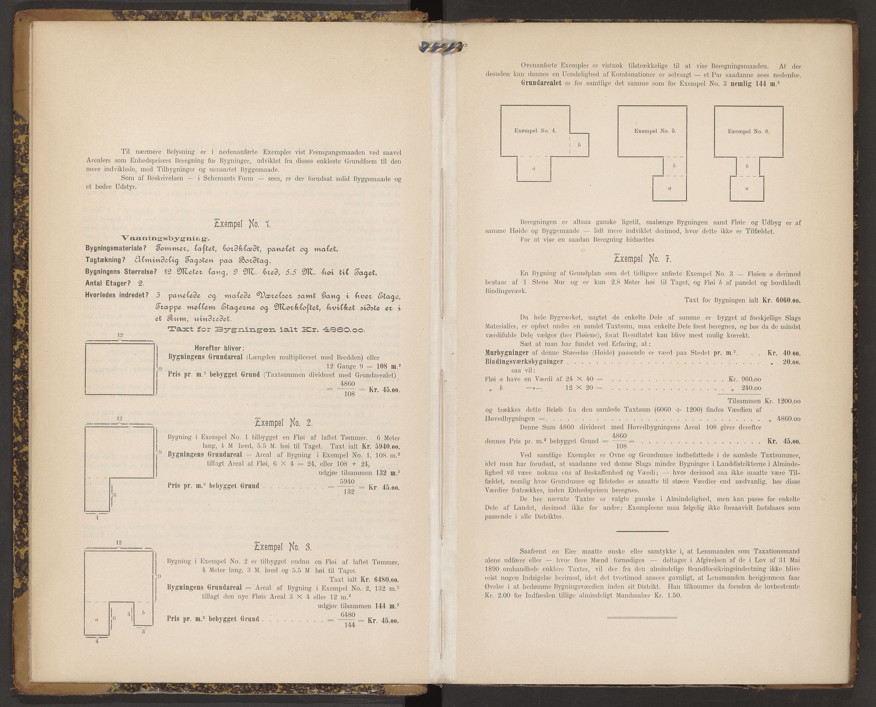 Norges Brannkasse Vefsn, AV/SAT-A-5573/Fb/L0003: Branntakstprotokoll, 1906-1909