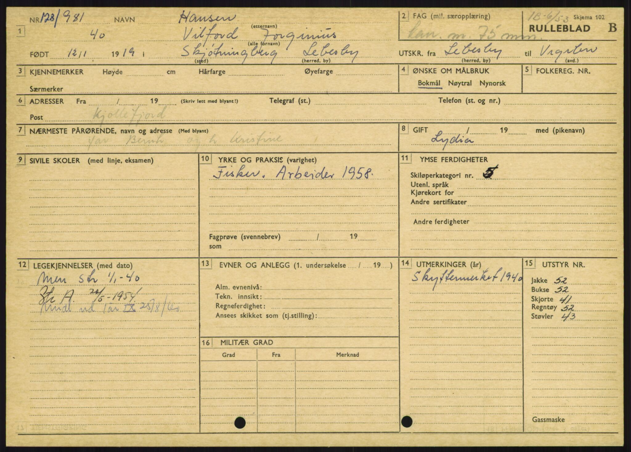 Forsvaret, Varanger bataljon, AV/RA-RAFA-2258/1/D/L0446: Rulleblad for menige født 1917-1919, 1917-1919, p. 512