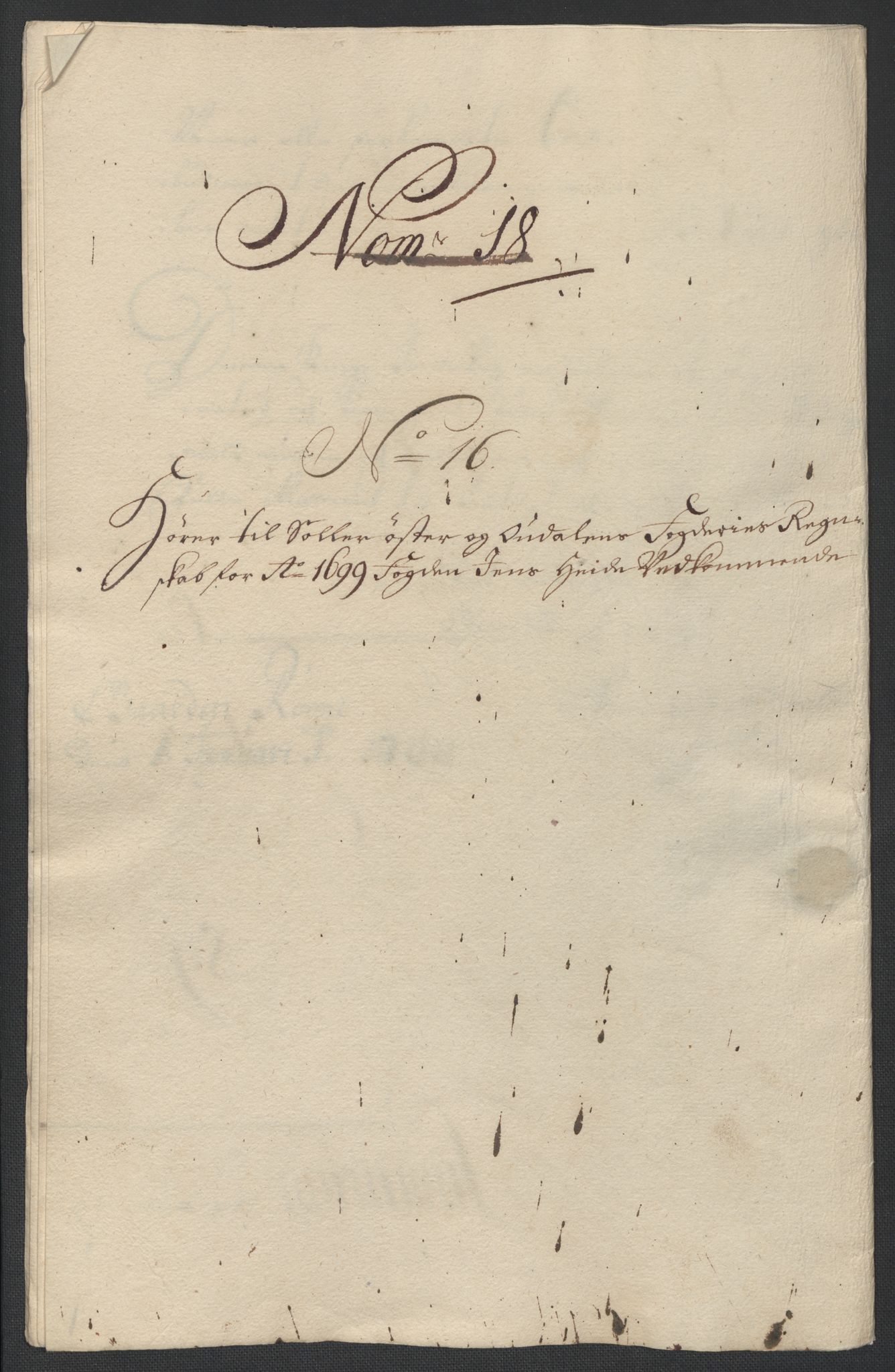 Rentekammeret inntil 1814, Reviderte regnskaper, Fogderegnskap, RA/EA-4092/R13/L0837: Fogderegnskap Solør, Odal og Østerdal, 1699, p. 209