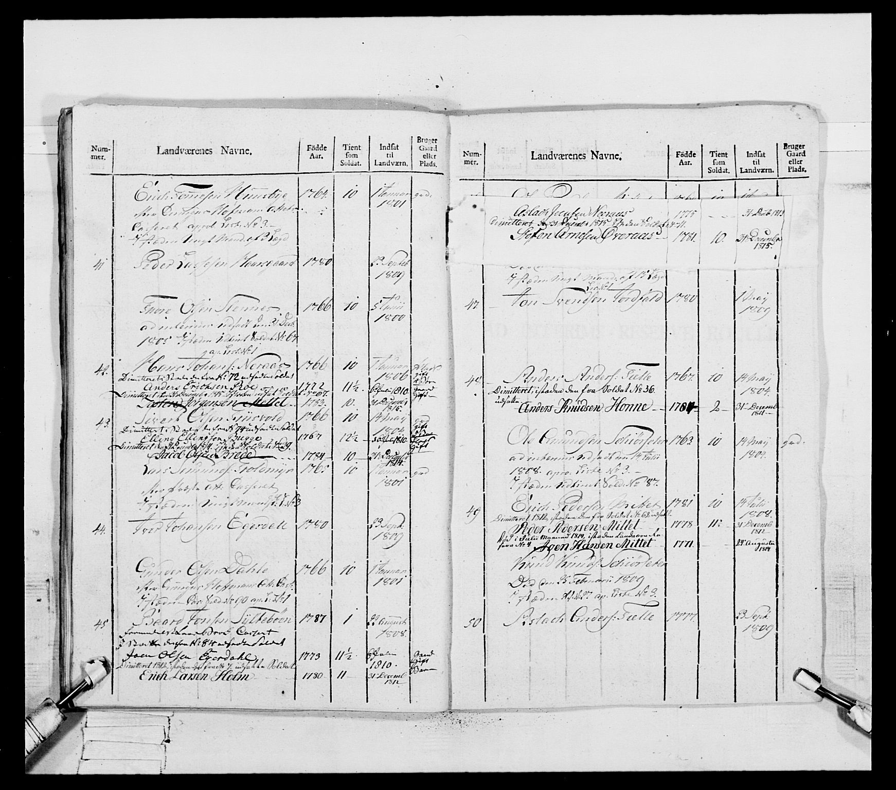 Generalitets- og kommissariatskollegiet, Det kongelige norske kommissariatskollegium, AV/RA-EA-5420/E/Eh/L0083a: 2. Trondheimske nasjonale infanteriregiment, 1810, p. 189