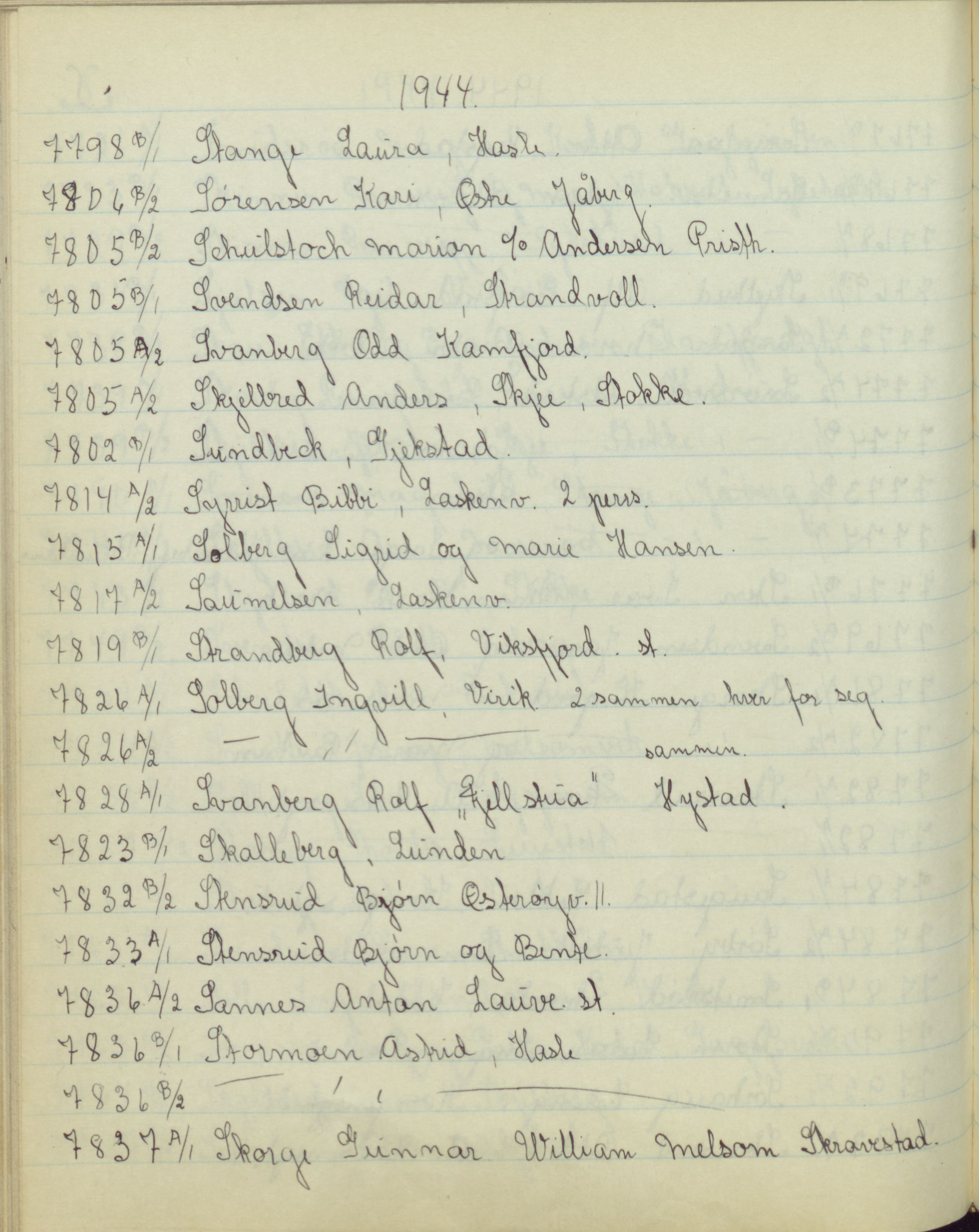 Pa 1494 - Jørgensen, Antonius. Fotograf, VEMU/A-2760/F/Fb, 1927-1984, p. 4607