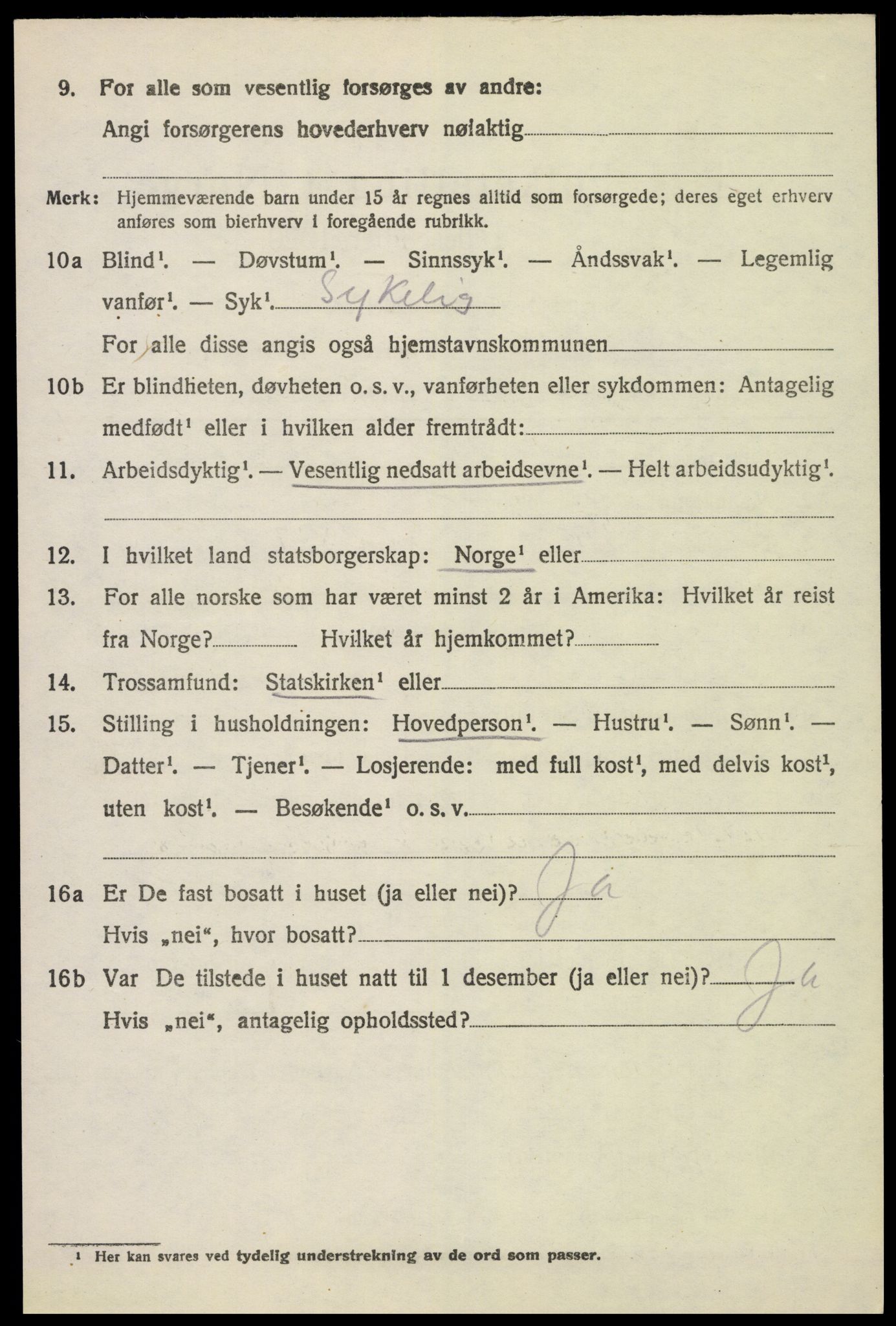 SAH, 1920 census for Furnes, 1920, p. 8164