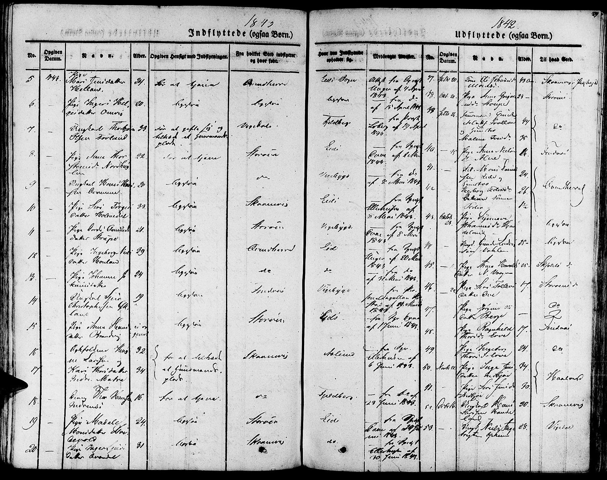 Fjelberg sokneprestembete, AV/SAB-A-75201/H/Haa: Parish register (official) no. A 6, 1835-1851, p. 379