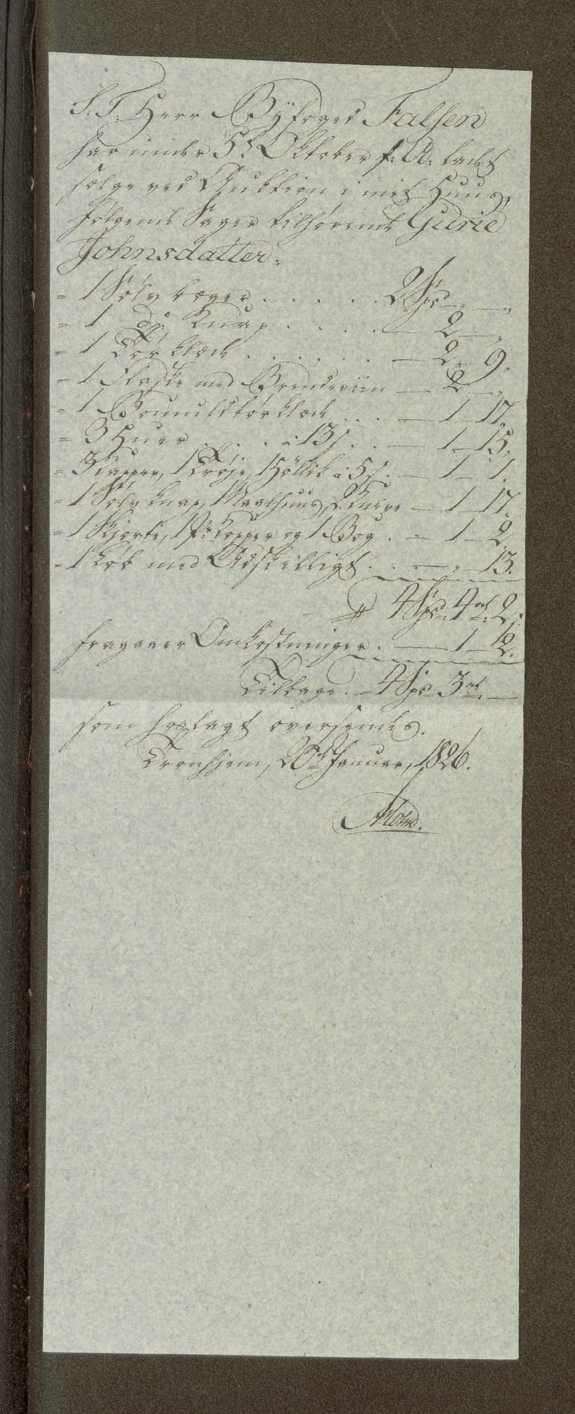 Trondheim byfogd, AV/SAT-A-0003/1/7/7Ca/L0007: Journalsaker, 1826-1828, p. 14