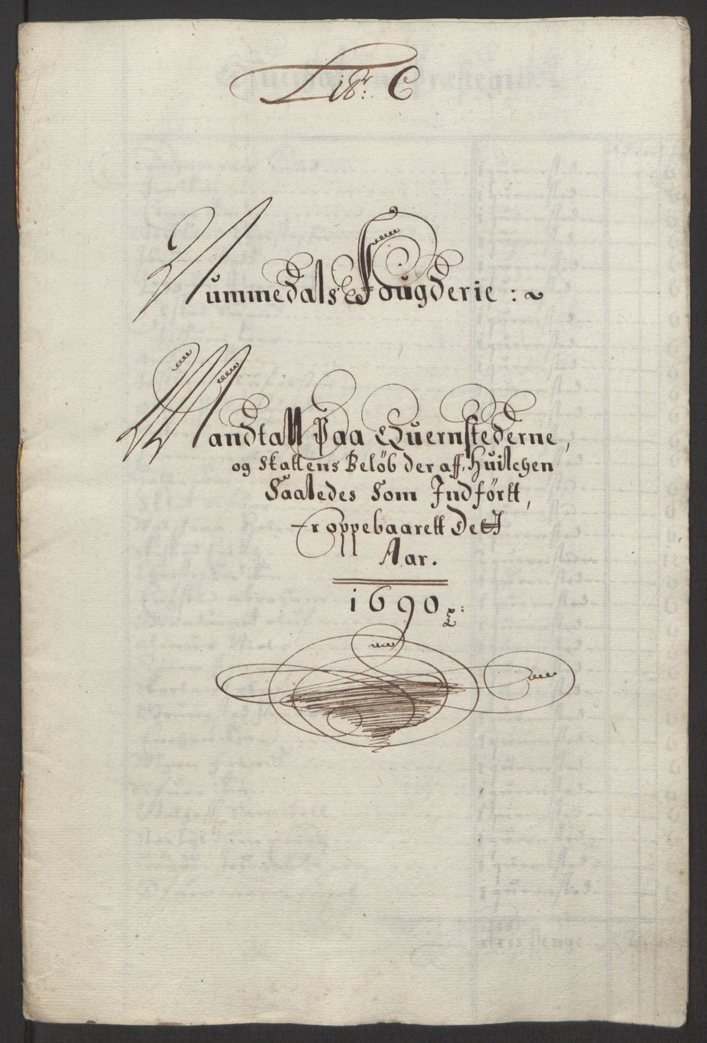 Rentekammeret inntil 1814, Reviderte regnskaper, Fogderegnskap, RA/EA-4092/R64/L4423: Fogderegnskap Namdal, 1690-1691, p. 15