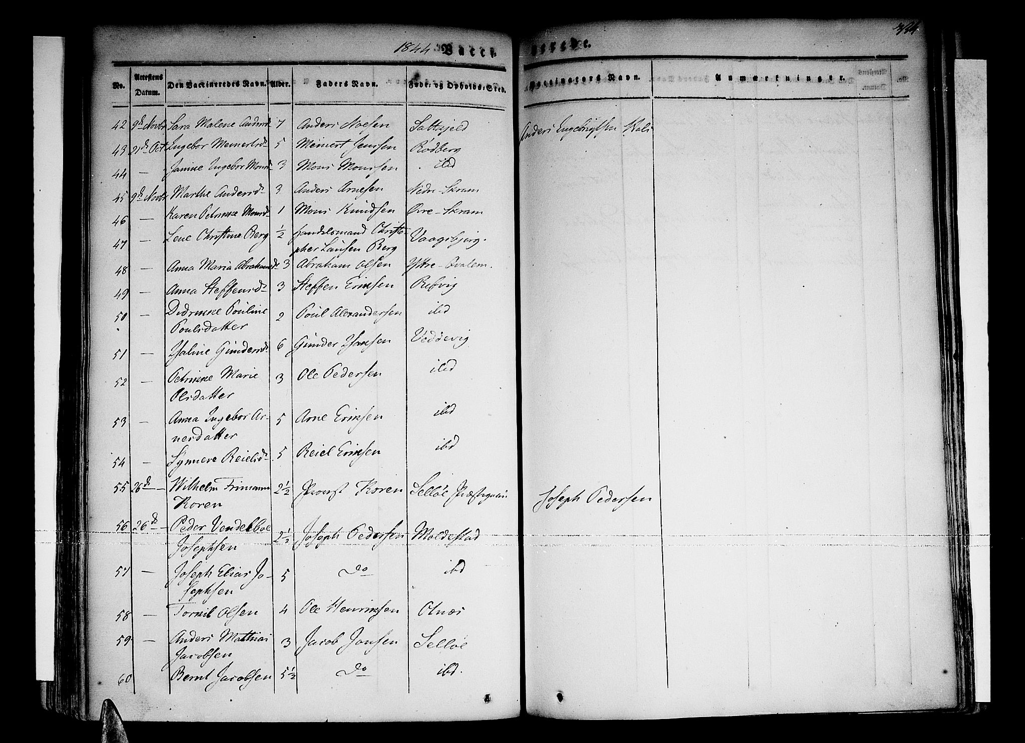 Selje sokneprestembete, AV/SAB-A-99938/H/Ha/Haa/Haaa: Parish register (official) no. A 9, 1829-1844, p. 324