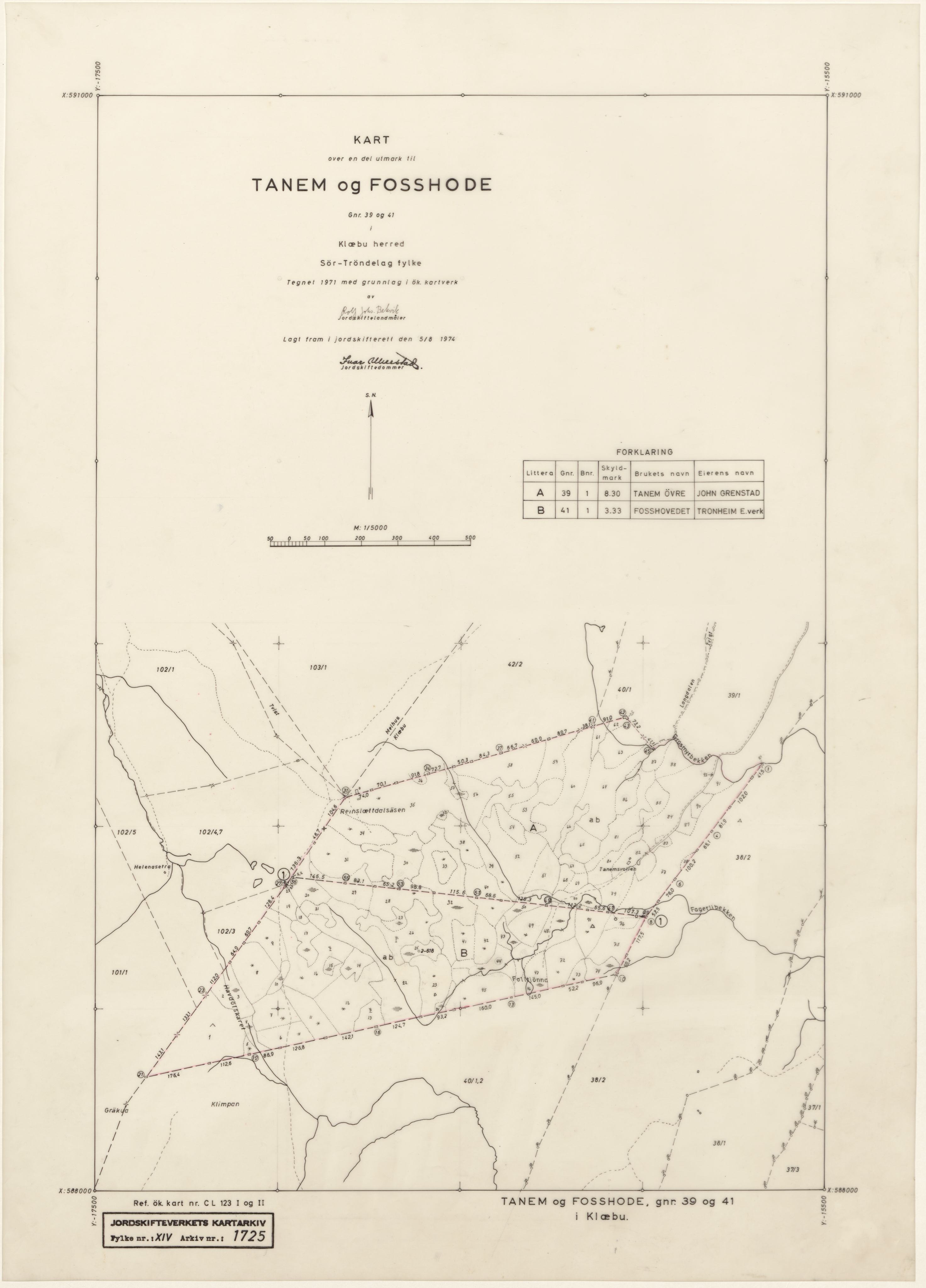 Jordskifteverkets kartarkiv, RA/S-3929/T, 1859-1988, p. 2694