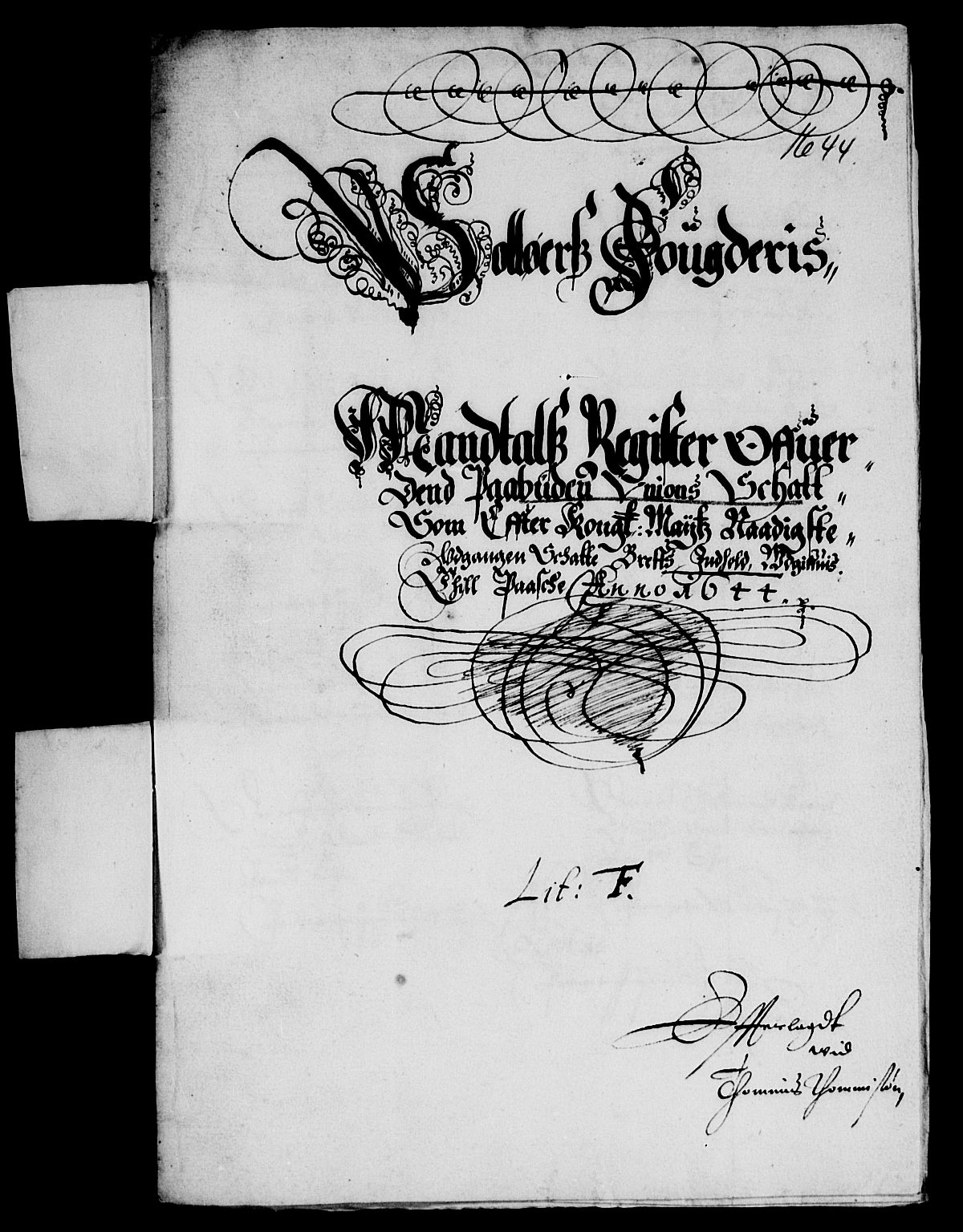 Rentekammeret inntil 1814, Reviderte regnskaper, Lensregnskaper, AV/RA-EA-5023/R/Rb/Rba/L0173: Akershus len, 1643-1644