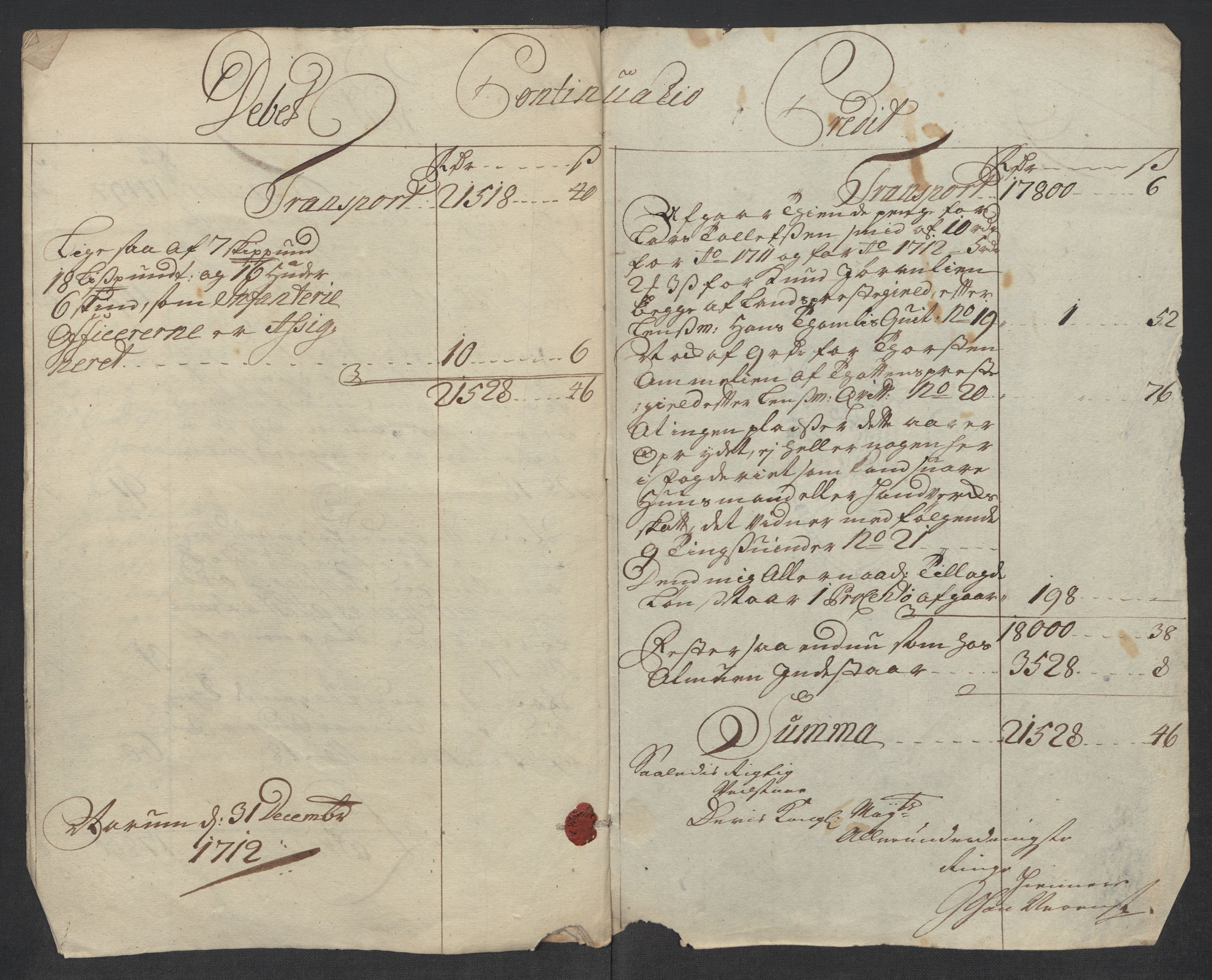 Rentekammeret inntil 1814, Reviderte regnskaper, Fogderegnskap, AV/RA-EA-4092/R18/L1309: Fogderegnskap Hadeland, Toten og Valdres, 1712, p. 16