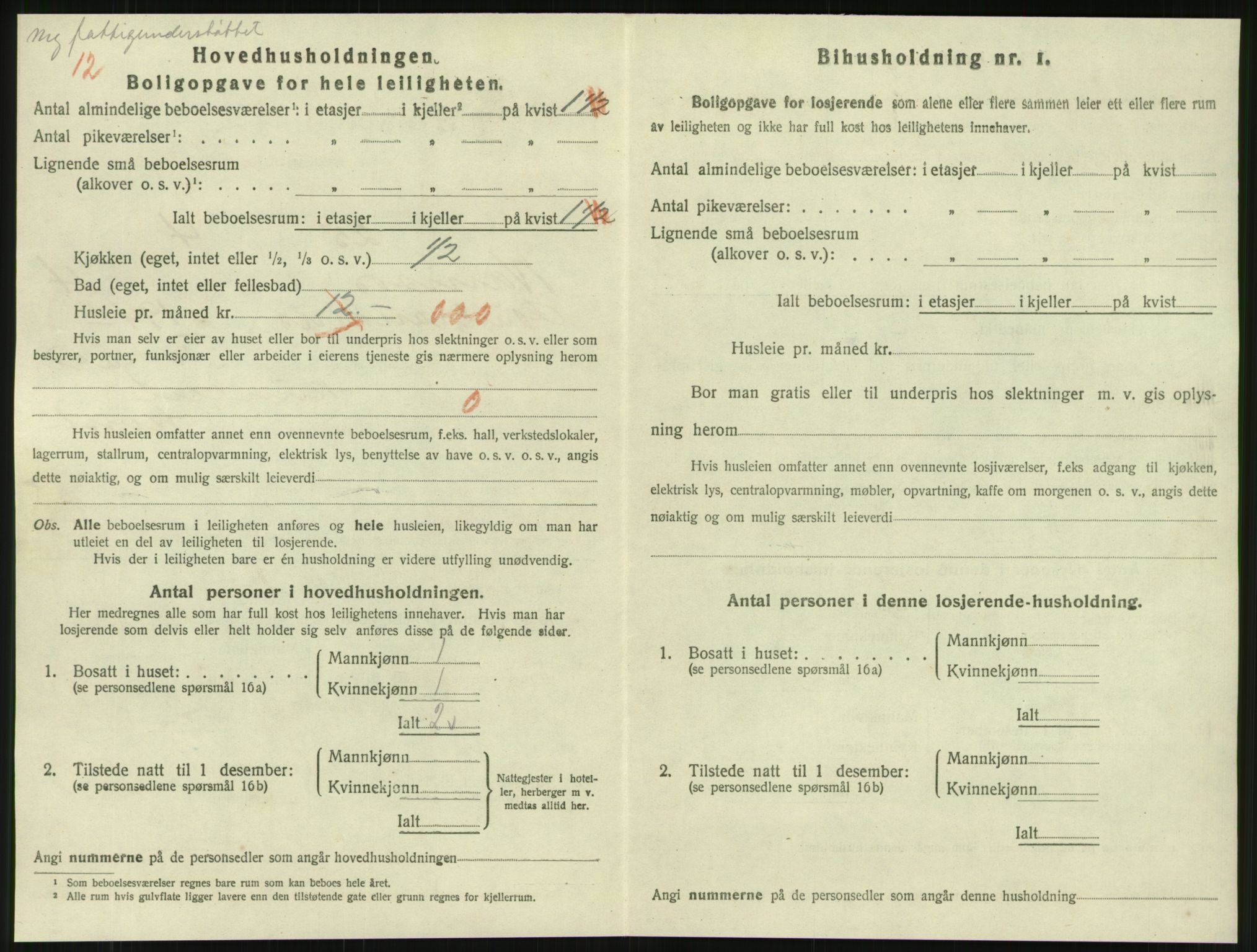 SAT, 1920 census for Namsos, 1920, p. 1492