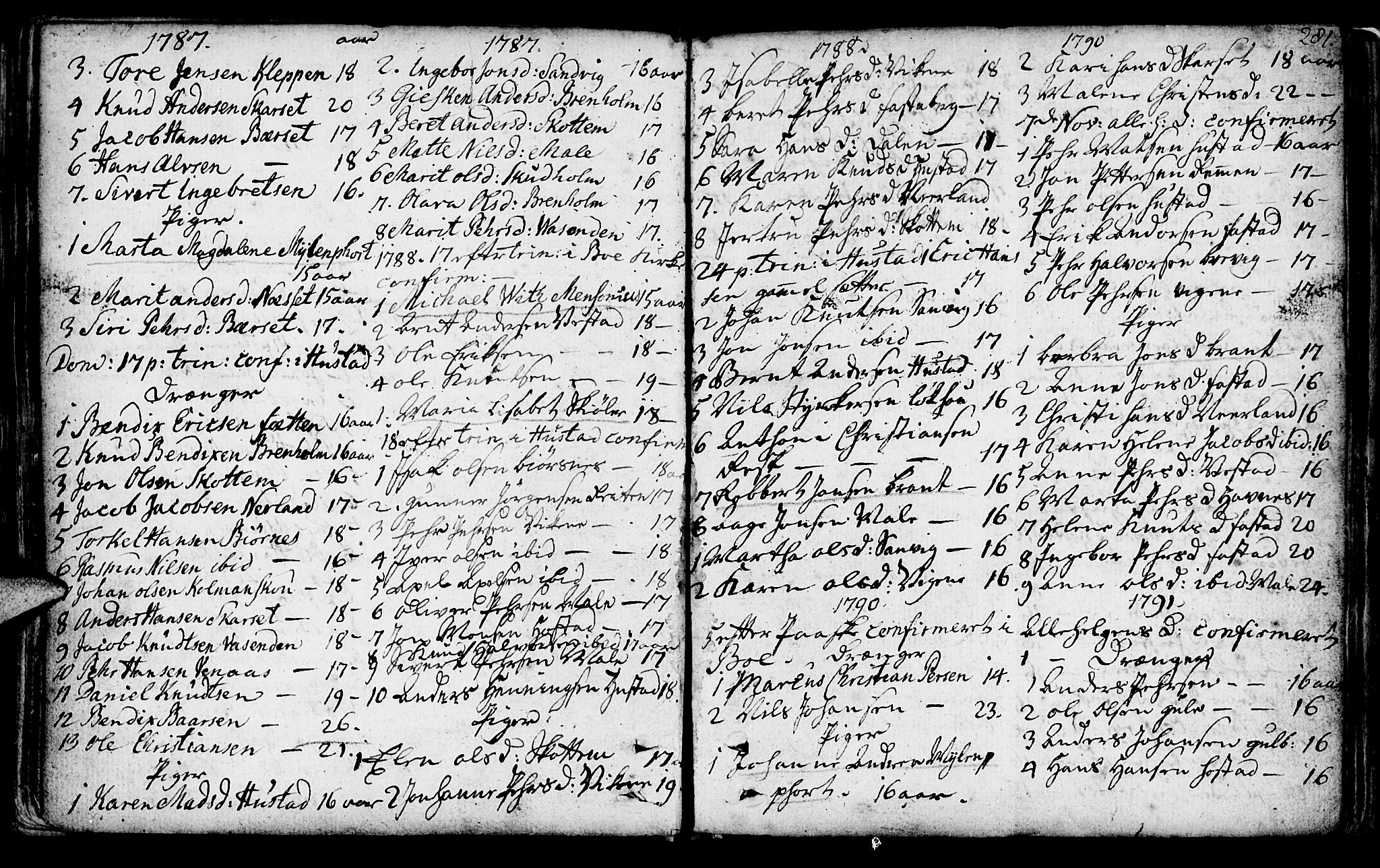 Ministerialprotokoller, klokkerbøker og fødselsregistre - Møre og Romsdal, SAT/A-1454/566/L0761: Parish register (official) no. 566A02 /1, 1767-1817, p. 281
