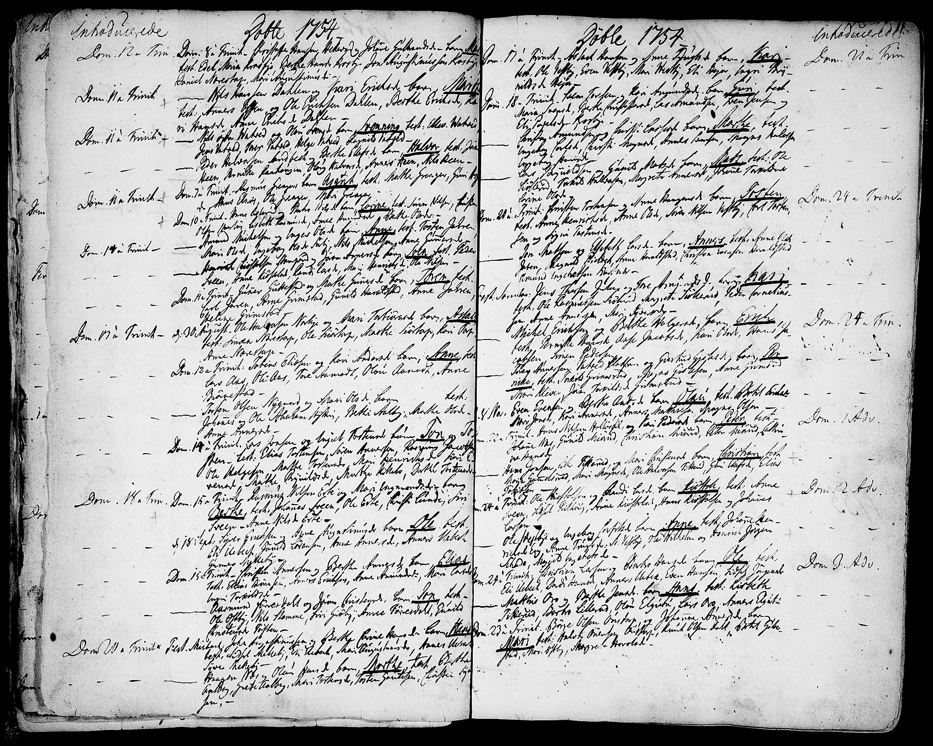 Rakkestad prestekontor Kirkebøker, SAO/A-2008/F/Fa/L0003: Parish register (official) no. I 3, 1752-1777, p. 11