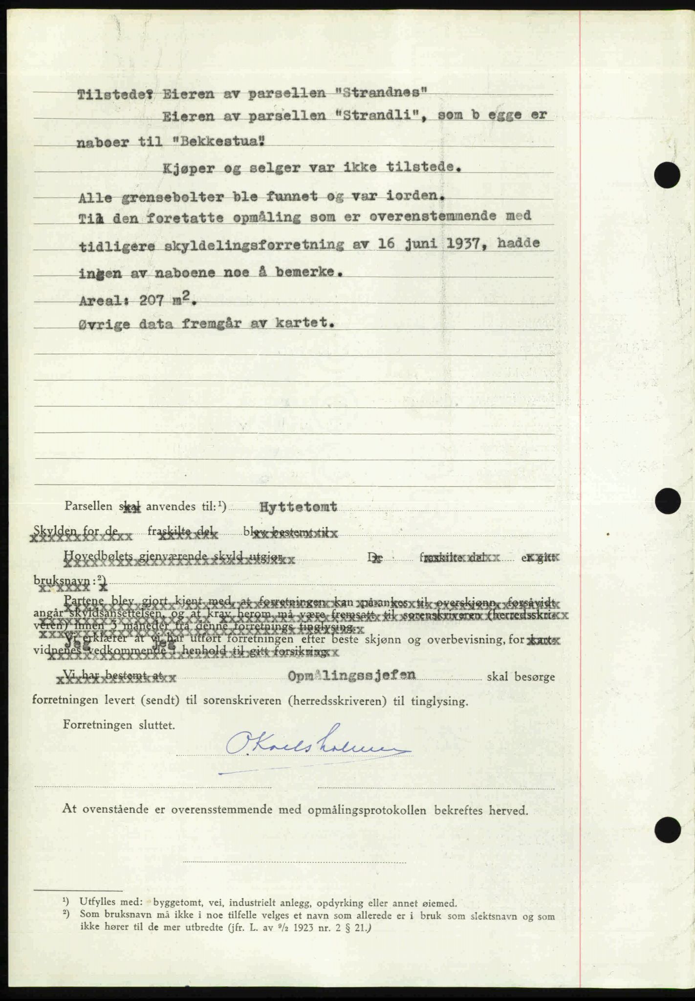 Follo sorenskriveri, SAO/A-10274/G/Ga/Gaa/L0085: Mortgage book no. I 85, 1948-1948, Diary no: : 3230/1948