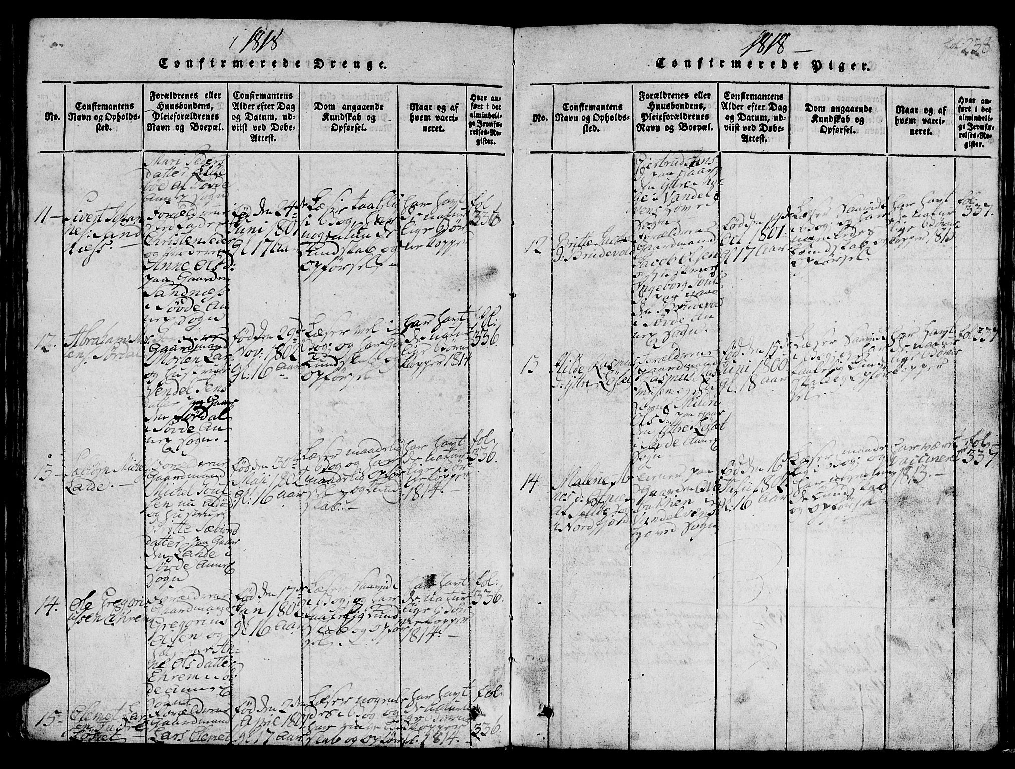 Ministerialprotokoller, klokkerbøker og fødselsregistre - Møre og Romsdal, AV/SAT-A-1454/501/L0004: Parish register (official) no. 501A04, 1816-1831, p. 238