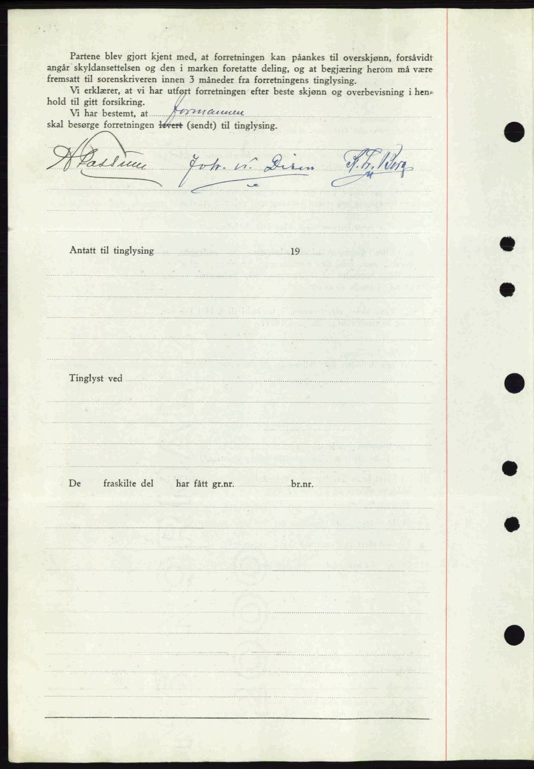 Eiker, Modum og Sigdal sorenskriveri, SAKO/A-123/G/Ga/Gab/L0043: Mortgage book no. A13, 1940-1941, Diary no: : 1451/1941