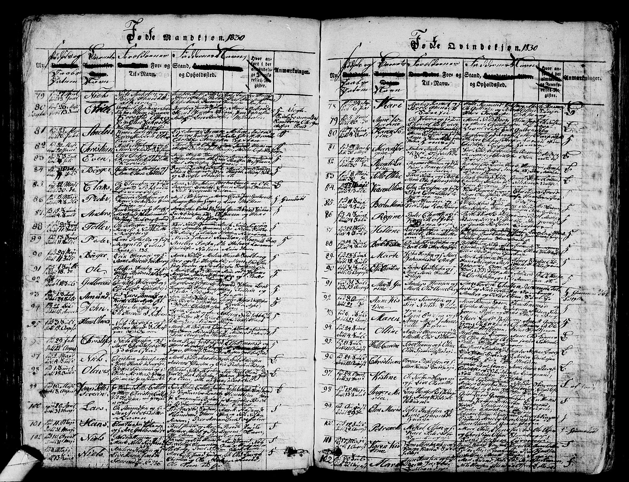 Eiker kirkebøker, AV/SAKO-A-4/G/Ga/L0001: Parish register (copy) no. I 1, 1814-1832, p. 366-367