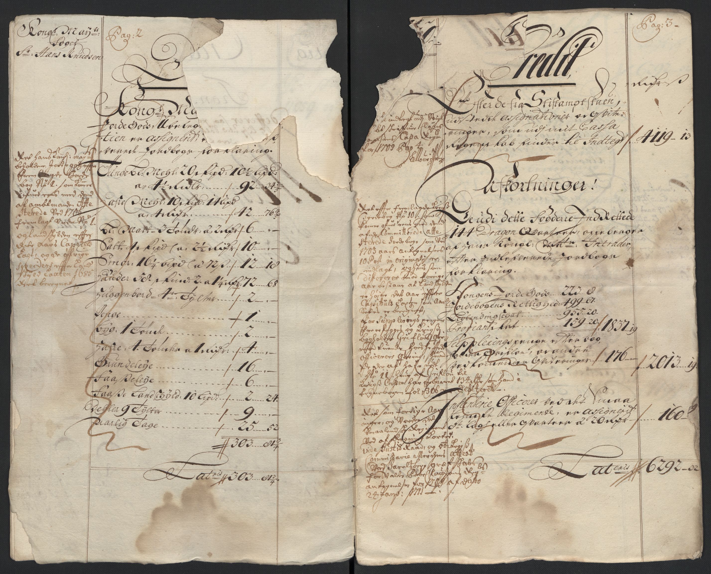 Rentekammeret inntil 1814, Reviderte regnskaper, Fogderegnskap, AV/RA-EA-4092/R04/L0135: Fogderegnskap Moss, Onsøy, Tune, Veme og Åbygge, 1709-1710, p. 15