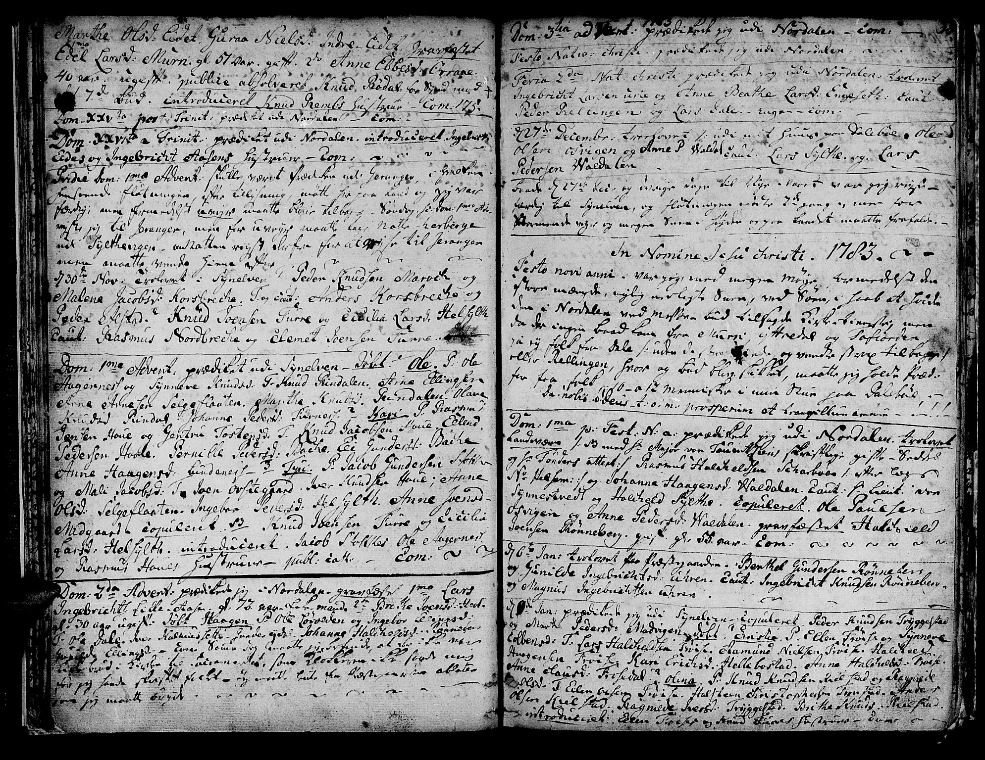 Ministerialprotokoller, klokkerbøker og fødselsregistre - Møre og Romsdal, SAT/A-1454/519/L0245: Parish register (official) no. 519A04, 1774-1816, p. 33
