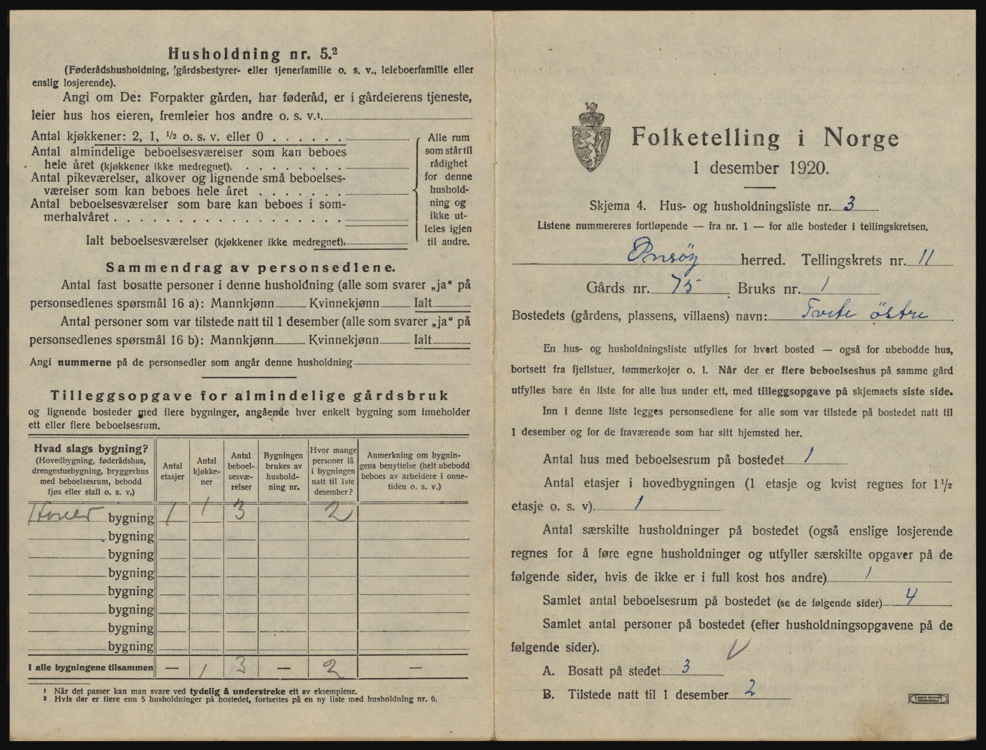 SAO, 1920 census for Onsøy, 1920, p. 1990