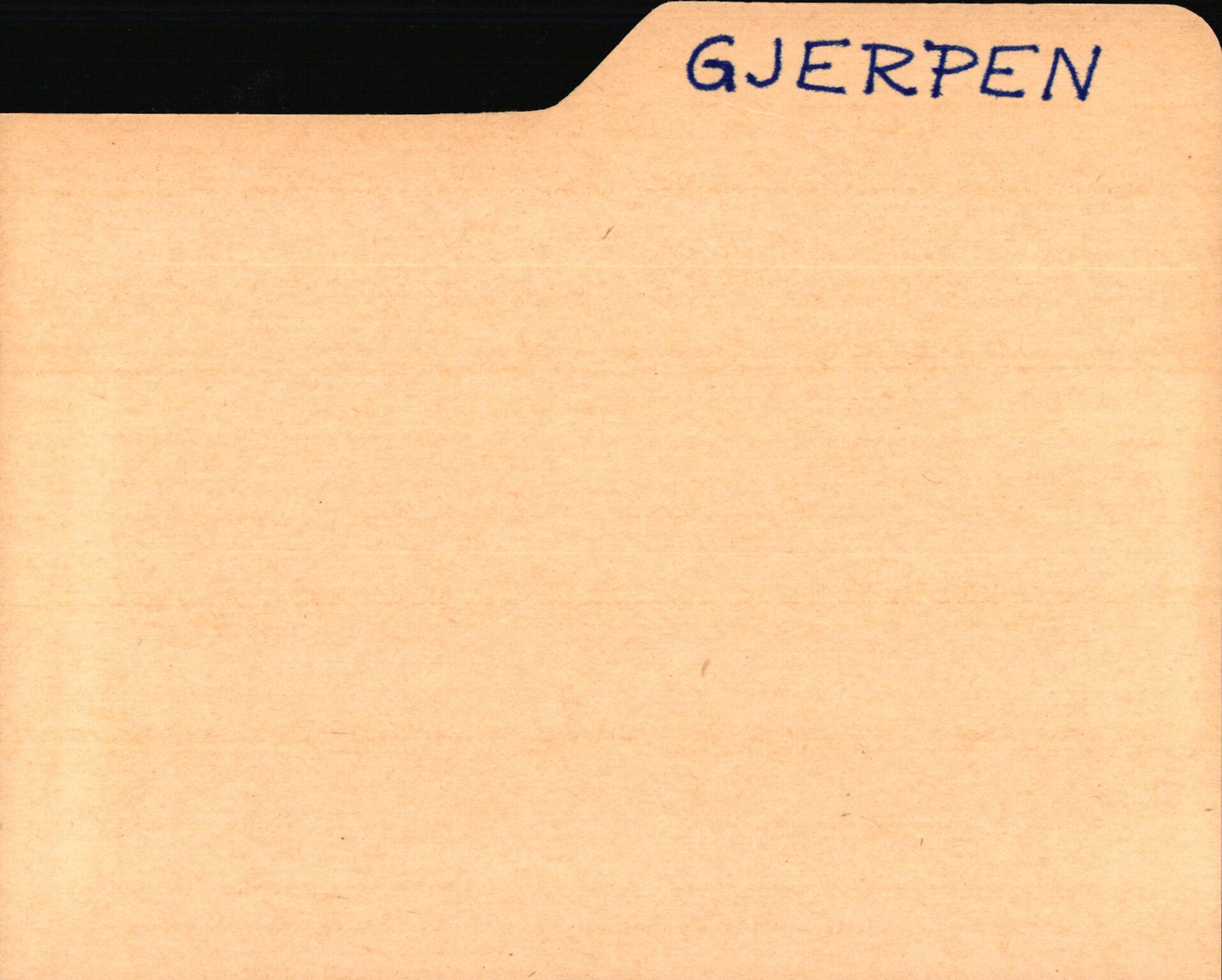 Statsarkivet i Kongsberg, AV/SAKO-A-0001/E/Ed/L0003/0006: Registerkort til avskrifter for eiendommer i Telemark / Eiendommer i Gjerpen kommune, 1600-1950, p. 1