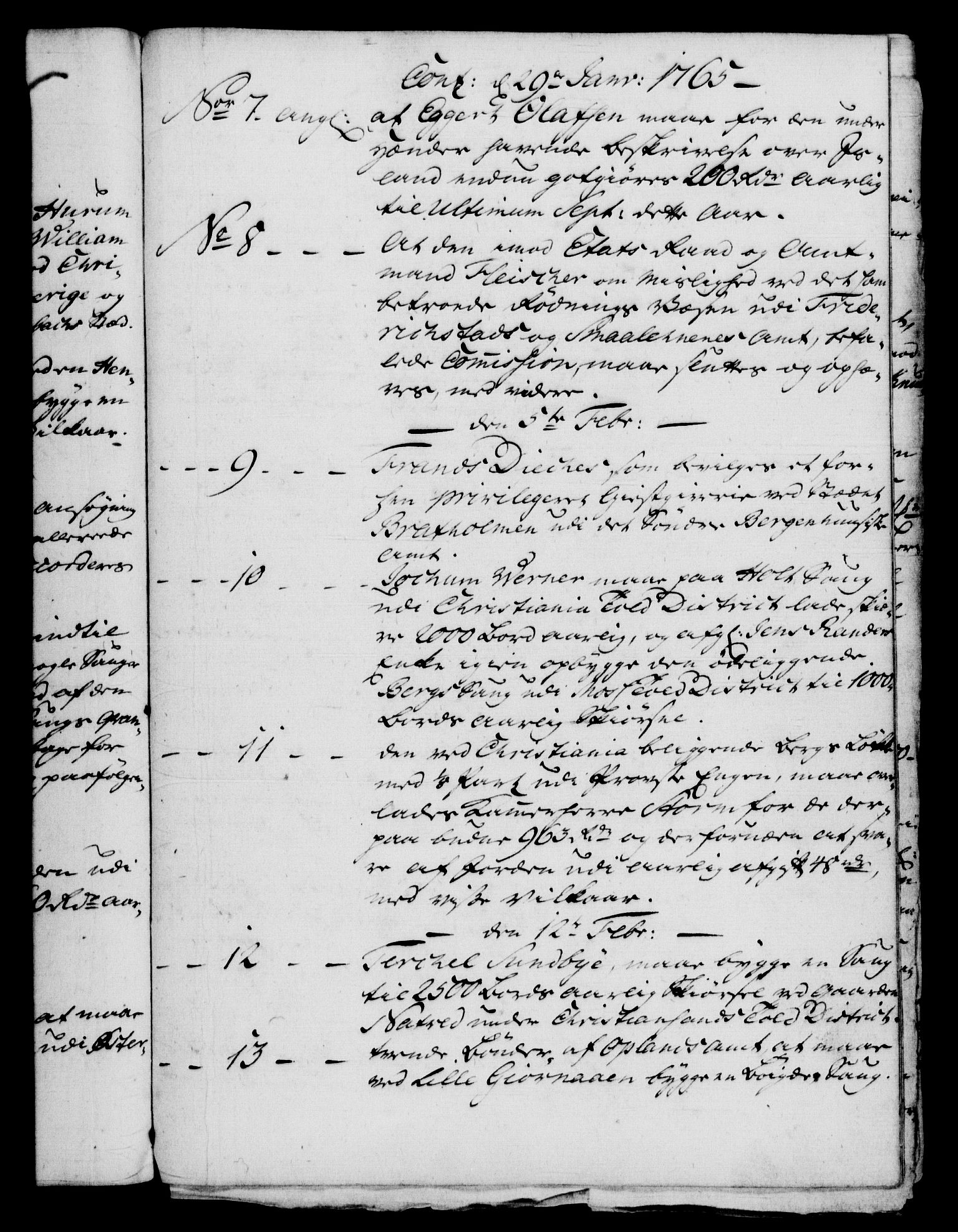 Rentekammeret, Kammerkanselliet, RA/EA-3111/G/Gf/Gfb/L0006: Register til norske relasjons- og resolusjonsprotokoller (merket RK 52.101), 1755-1765, p. 257