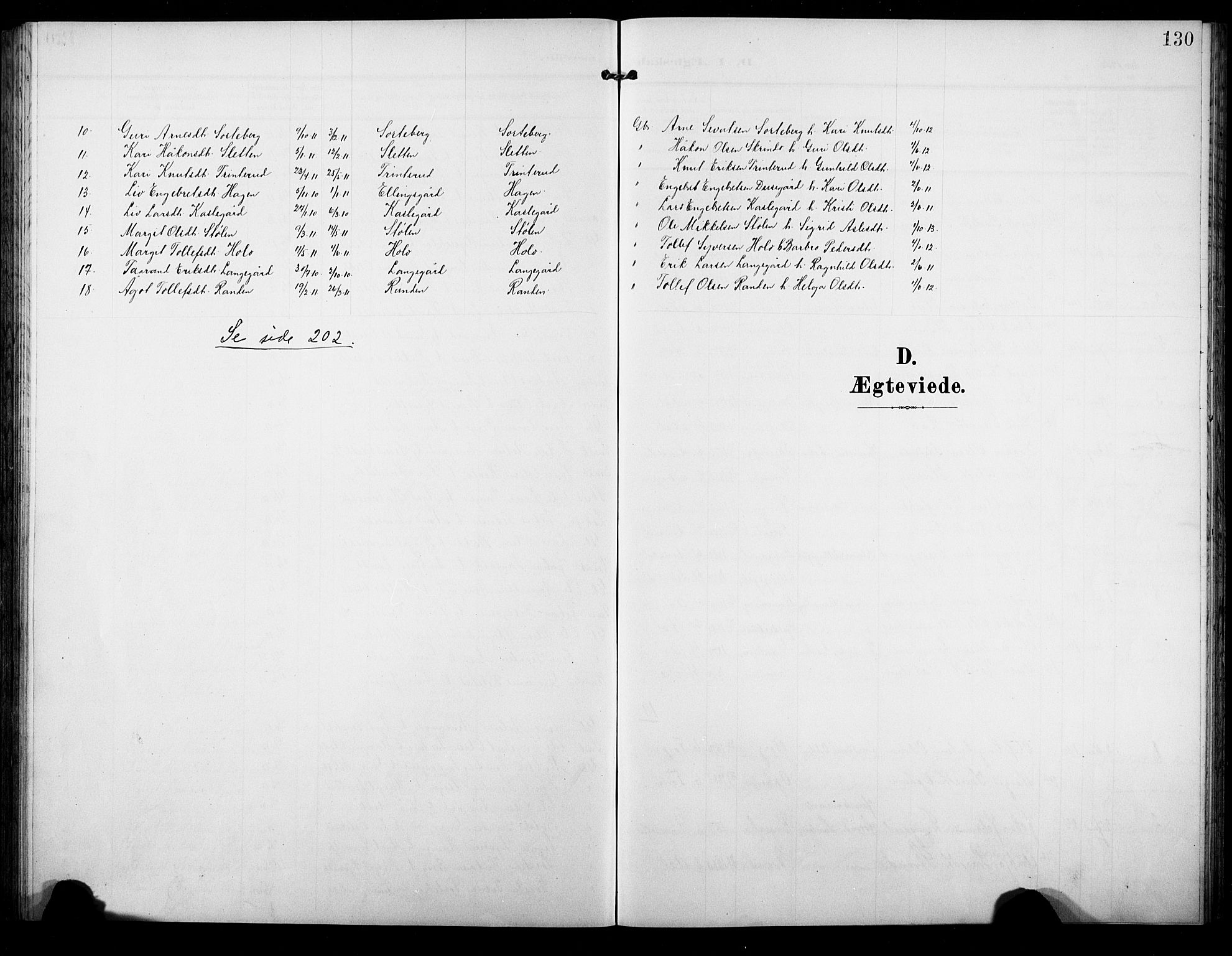 Ål kirkebøker, SAKO/A-249/G/Ga/L0002: Parish register (copy) no. 2, 1904-1928, p. 130