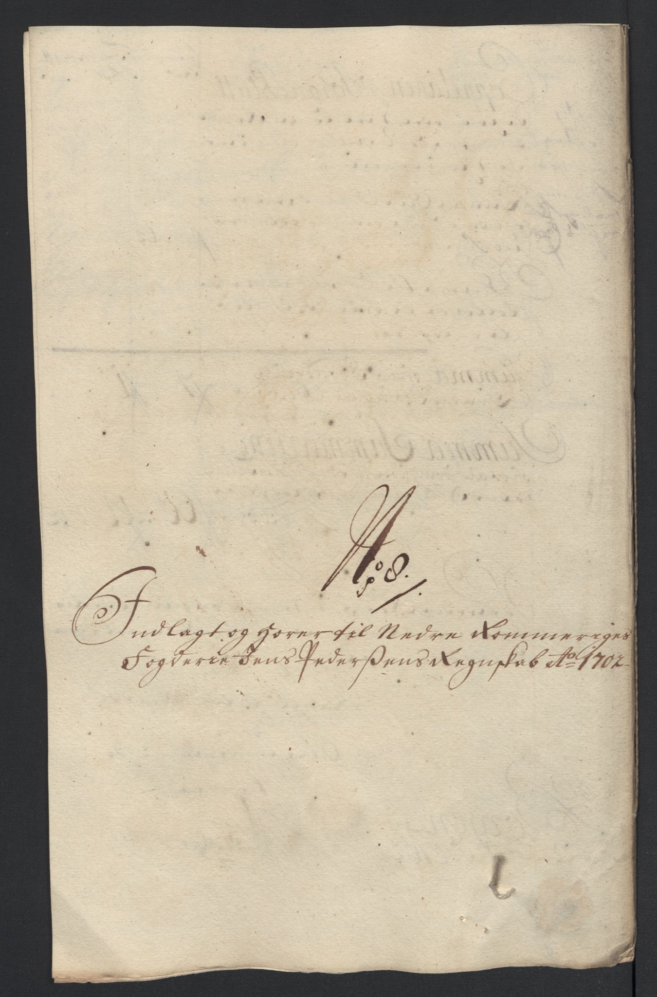 Rentekammeret inntil 1814, Reviderte regnskaper, Fogderegnskap, AV/RA-EA-4092/R11/L0585: Fogderegnskap Nedre Romerike, 1702, p. 183