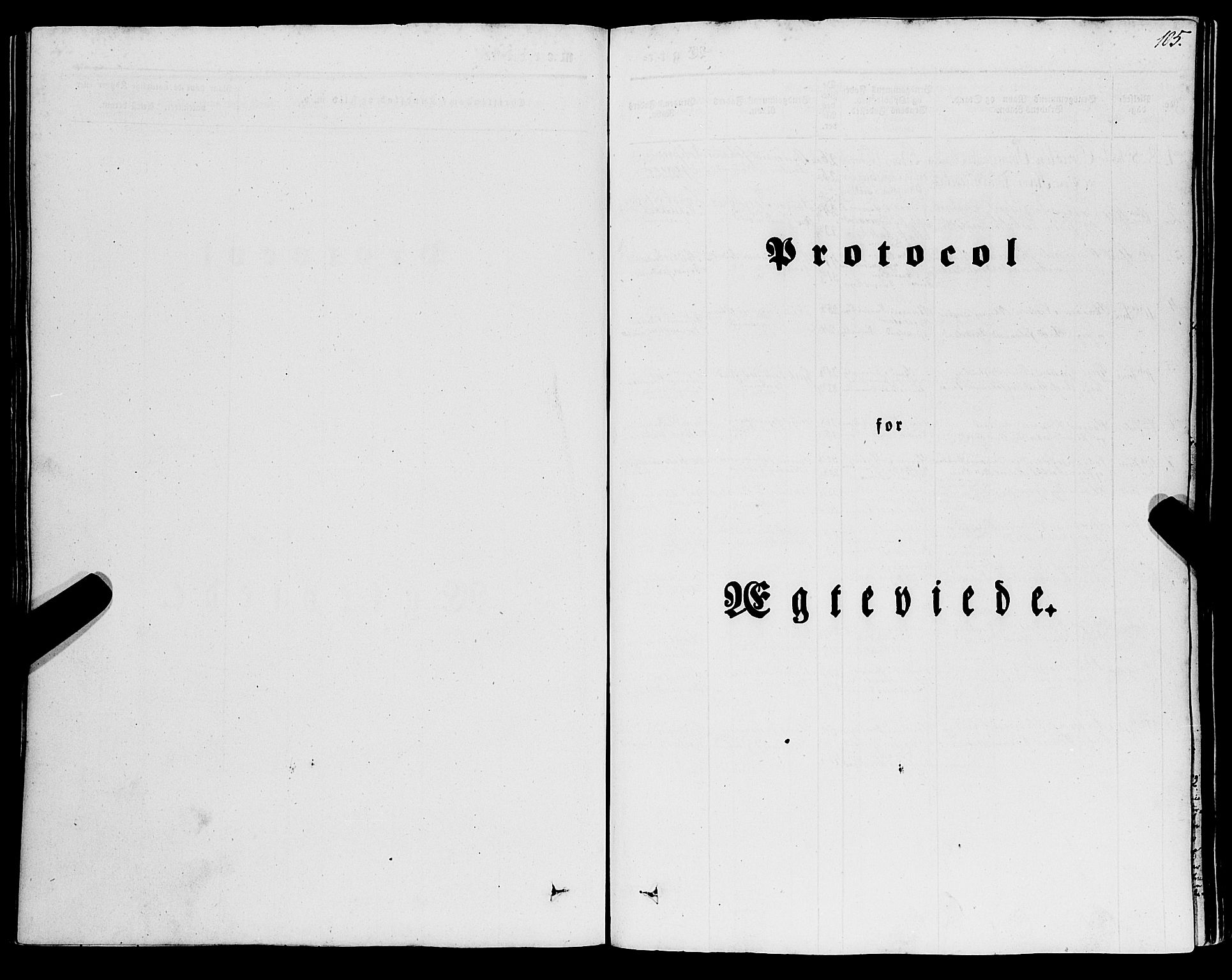 Sveio Sokneprestembete, AV/SAB-A-78501/H/Hab: Parish register (copy) no. A 1, 1851-1865, p. 105