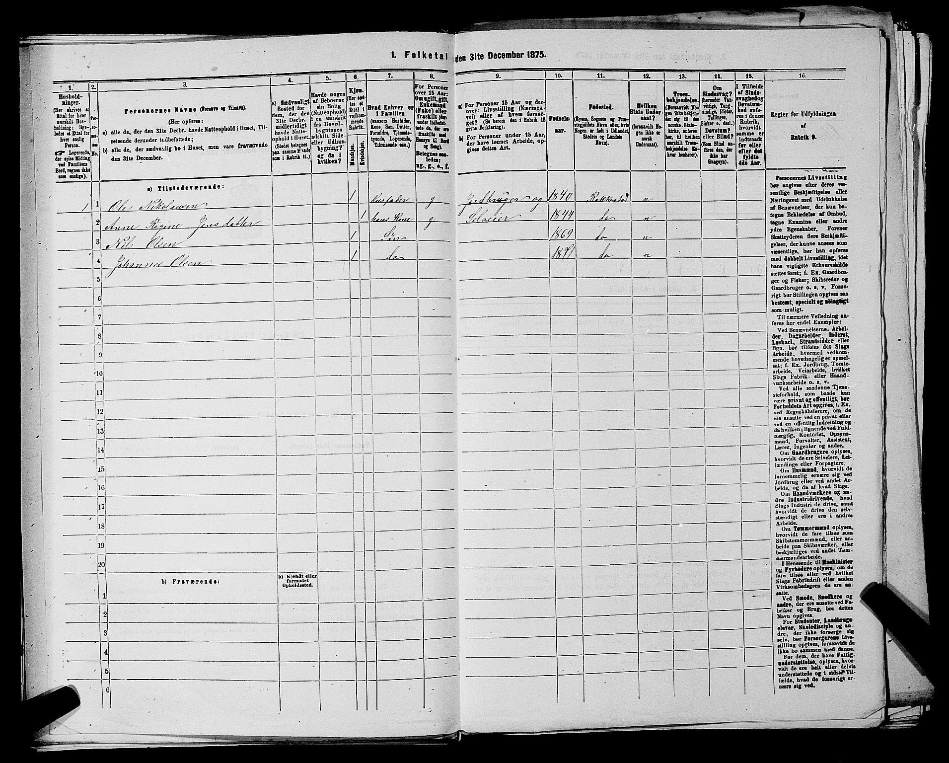 RA, 1875 census for 0128P Rakkestad, 1875, p. 1409