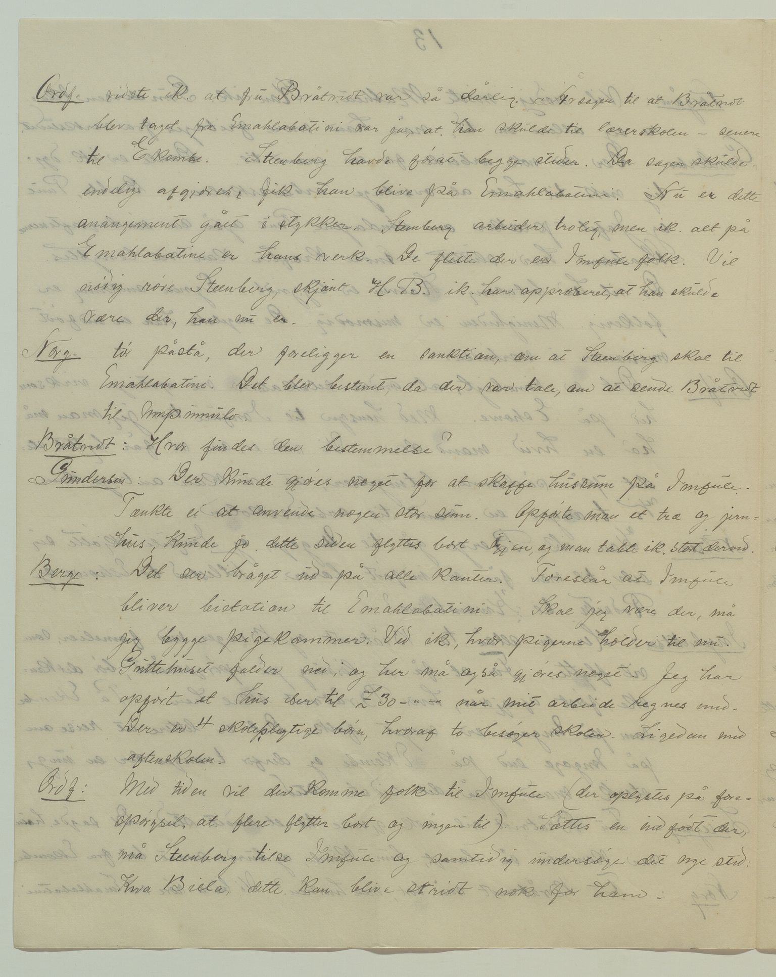 Det Norske Misjonsselskap - hovedadministrasjonen, VID/MA-A-1045/D/Da/Daa/L0040/0007: Konferansereferat og årsberetninger / Konferansereferat fra Sør-Afrika., 1894