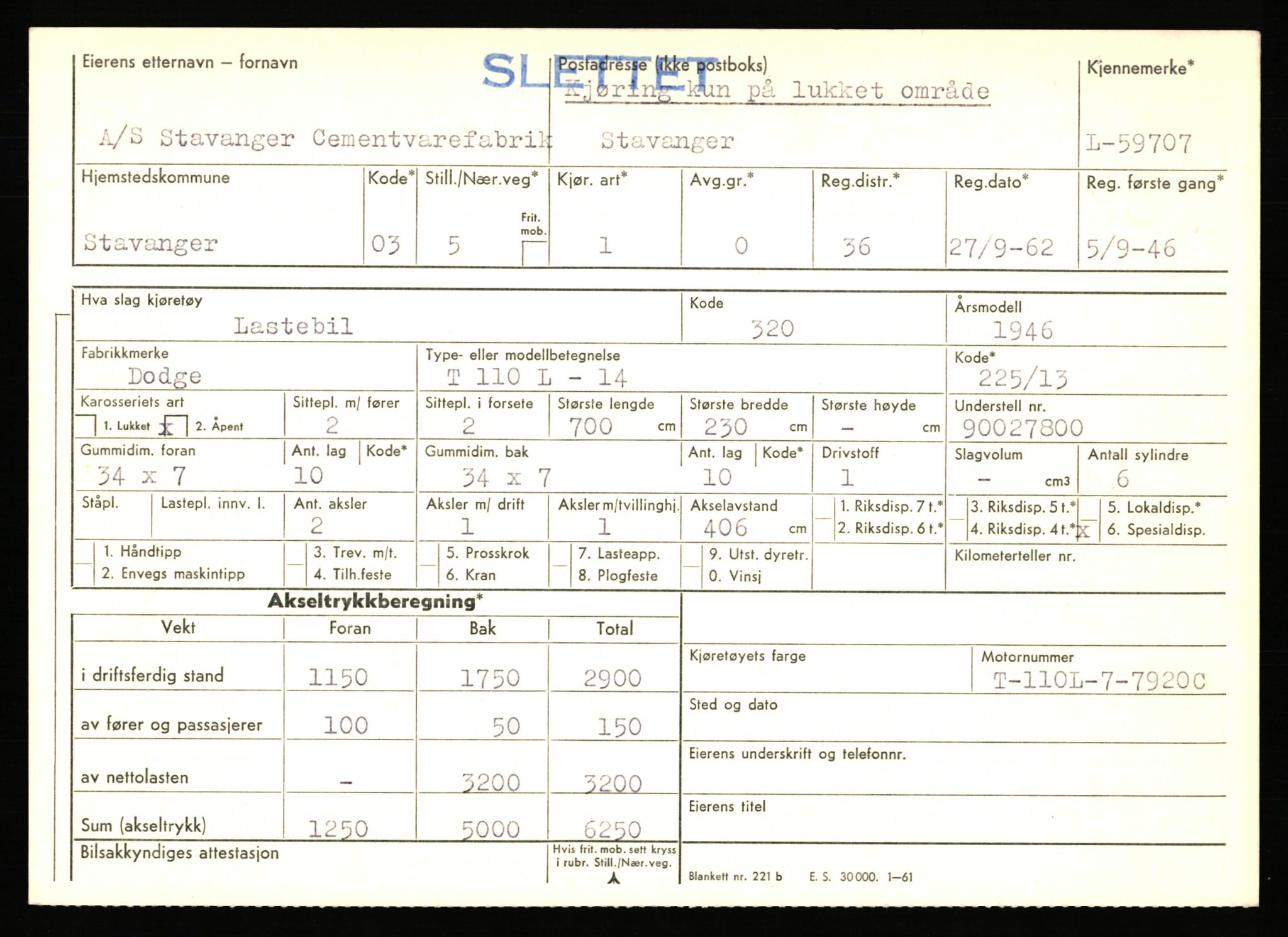 Stavanger trafikkstasjon, AV/SAST-A-101942/0/F/L0058: L-58000 - L-59999, 1930-1971, p. 2095