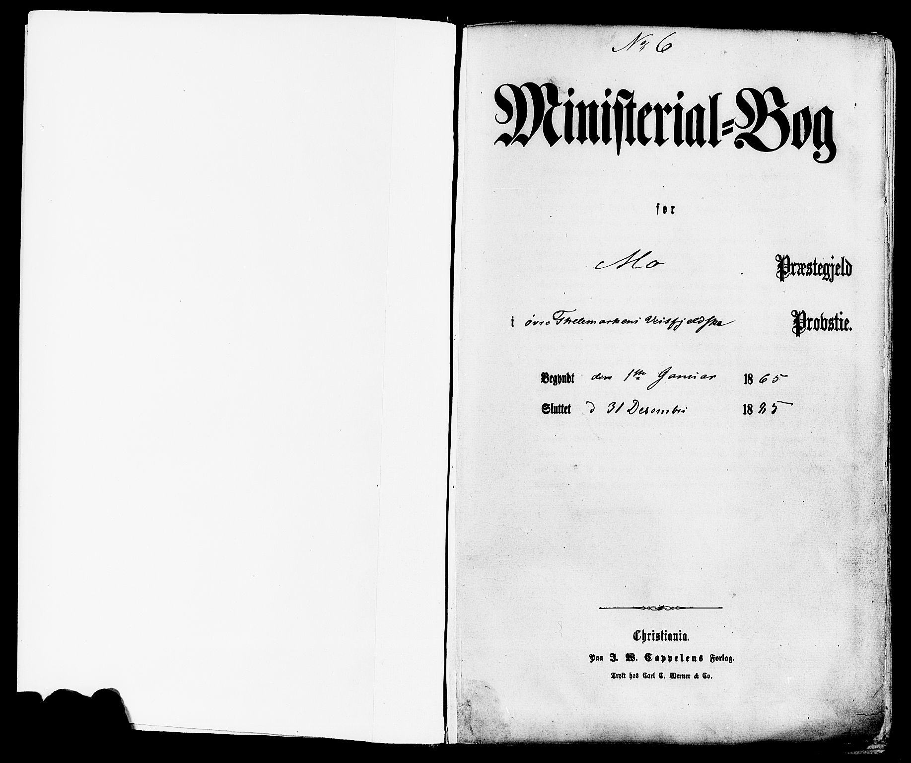 Mo kirkebøker, SAKO/A-286/F/Fa/L0006: Parish register (official) no. I 6, 1865-1885