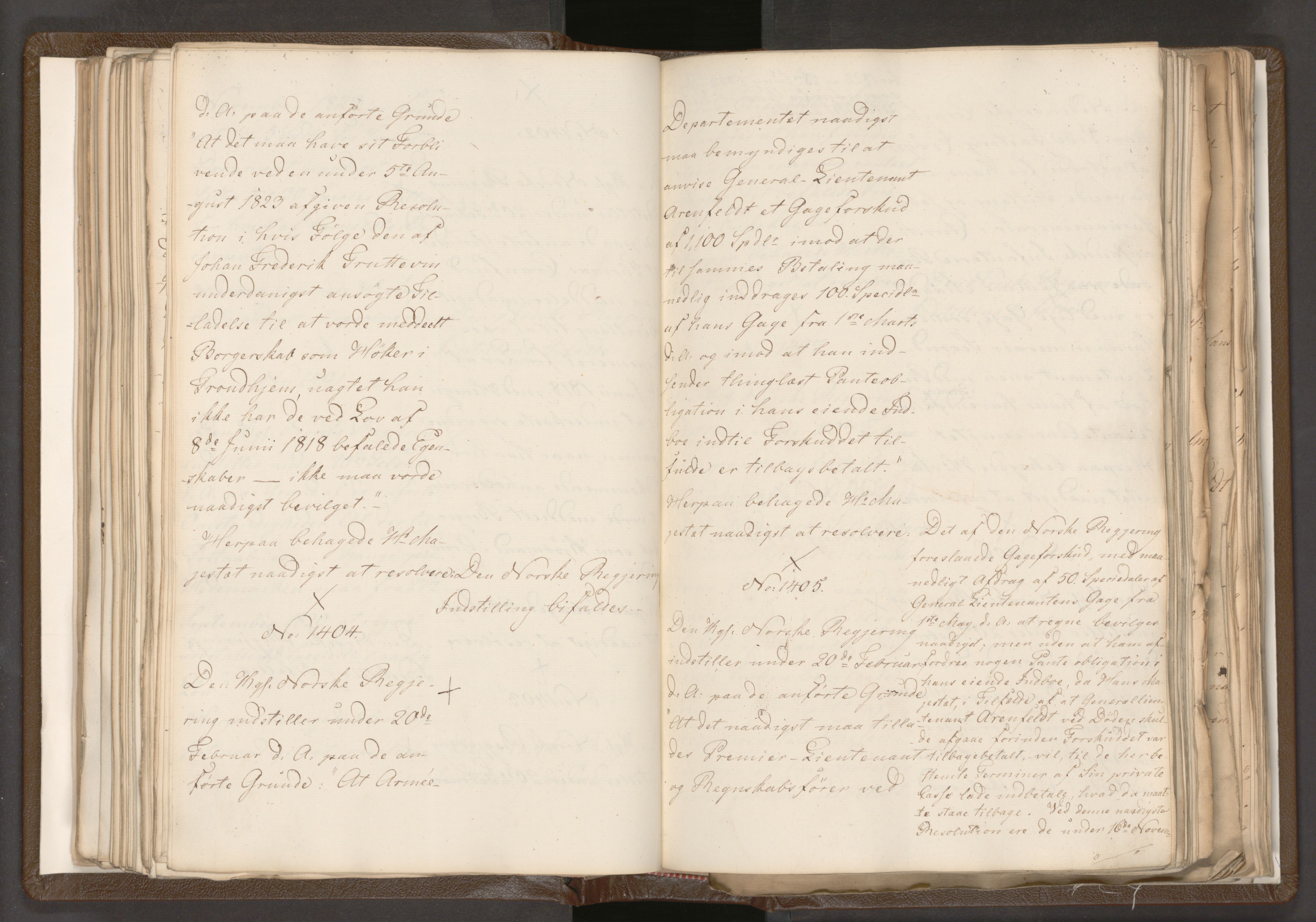 Statsrådssekretariatet, AV/RA-S-1001/A/Ab/L0018: Kgl. res. nr. 1112-1753, 1. halvår, 1824