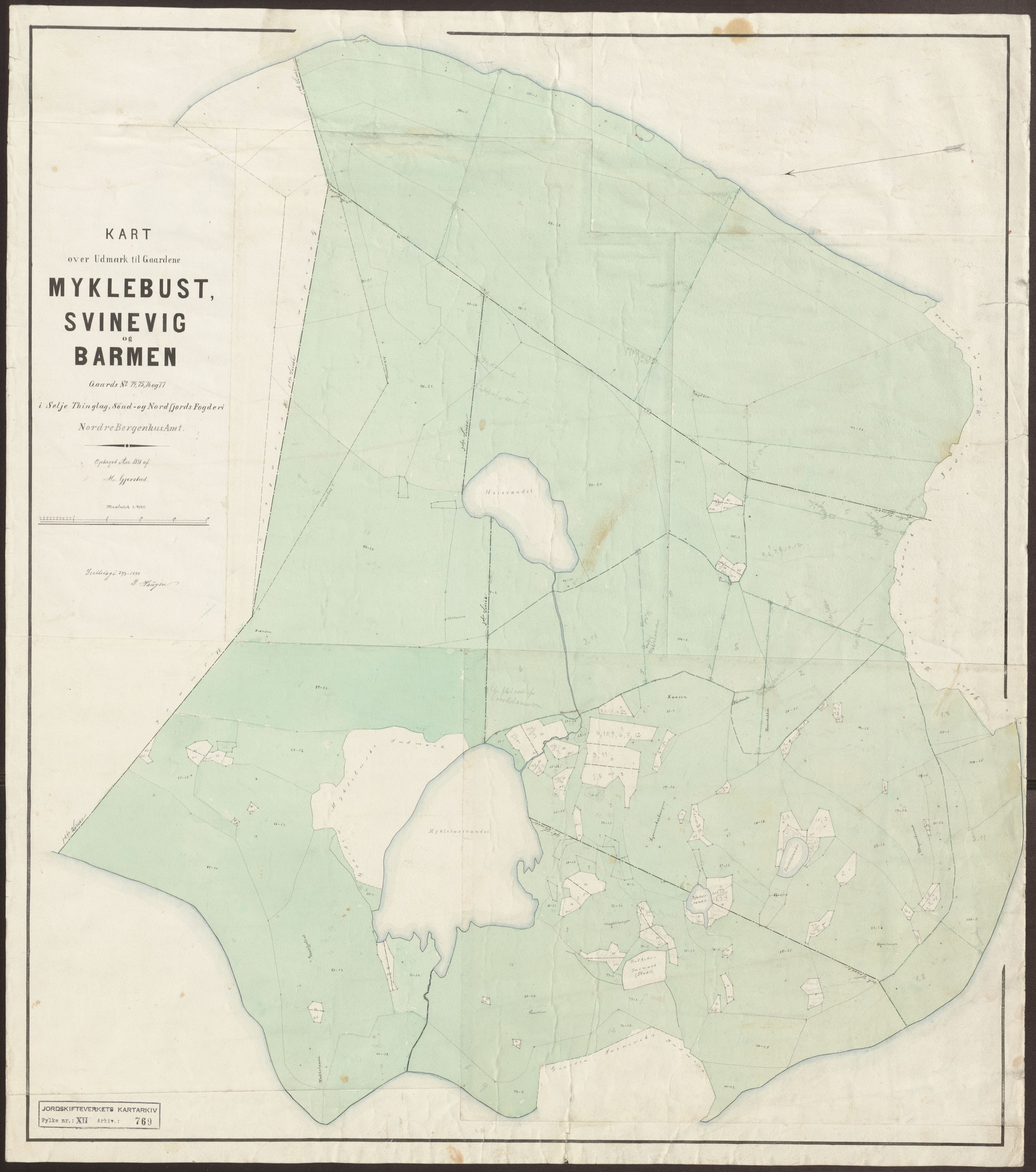 Jordskifteverkets kartarkiv, RA/S-3929/T, 1859-1988, p. 898